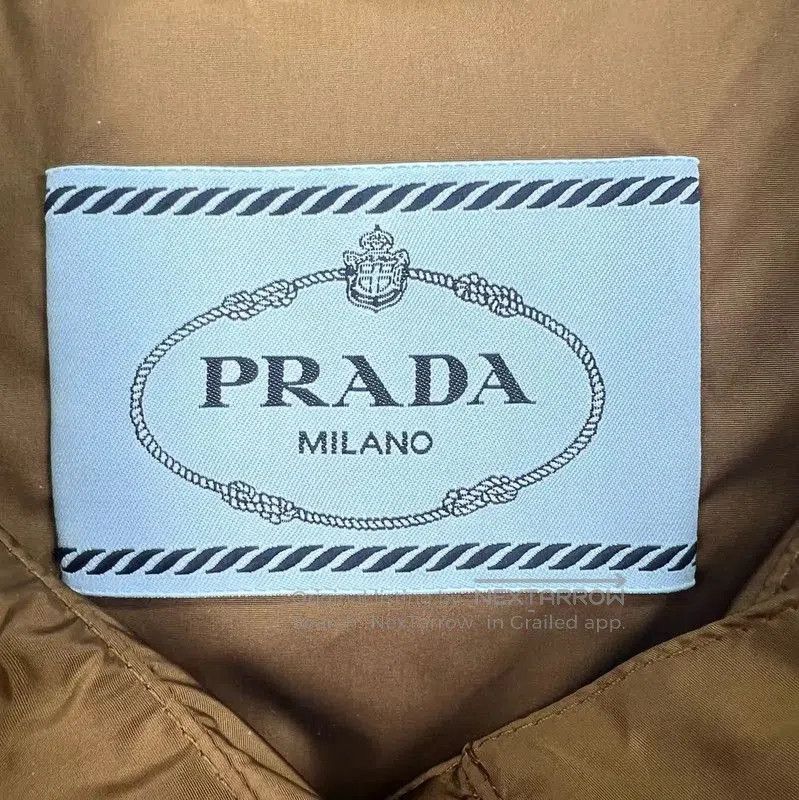 Prada Prada Brown Cotton Men's Jacket. Size US S / EU 44-46 / 1 - 3 Thumbnail