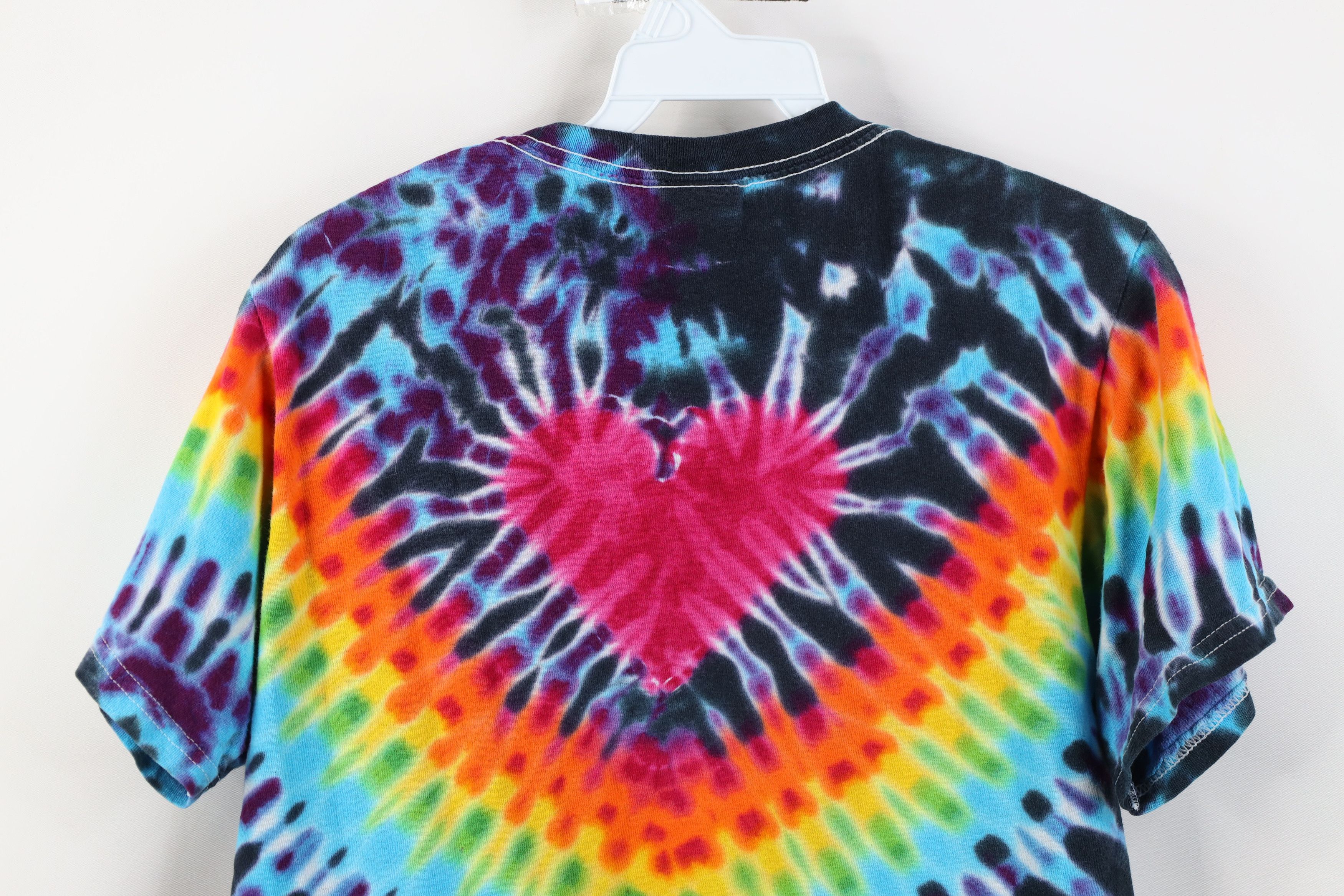 Vintage Vintage 90s Y2K Babydoll Tie Dye Heart Short Sleeve T-Shirt Size S / US 4 / IT 40 - 8 Thumbnail