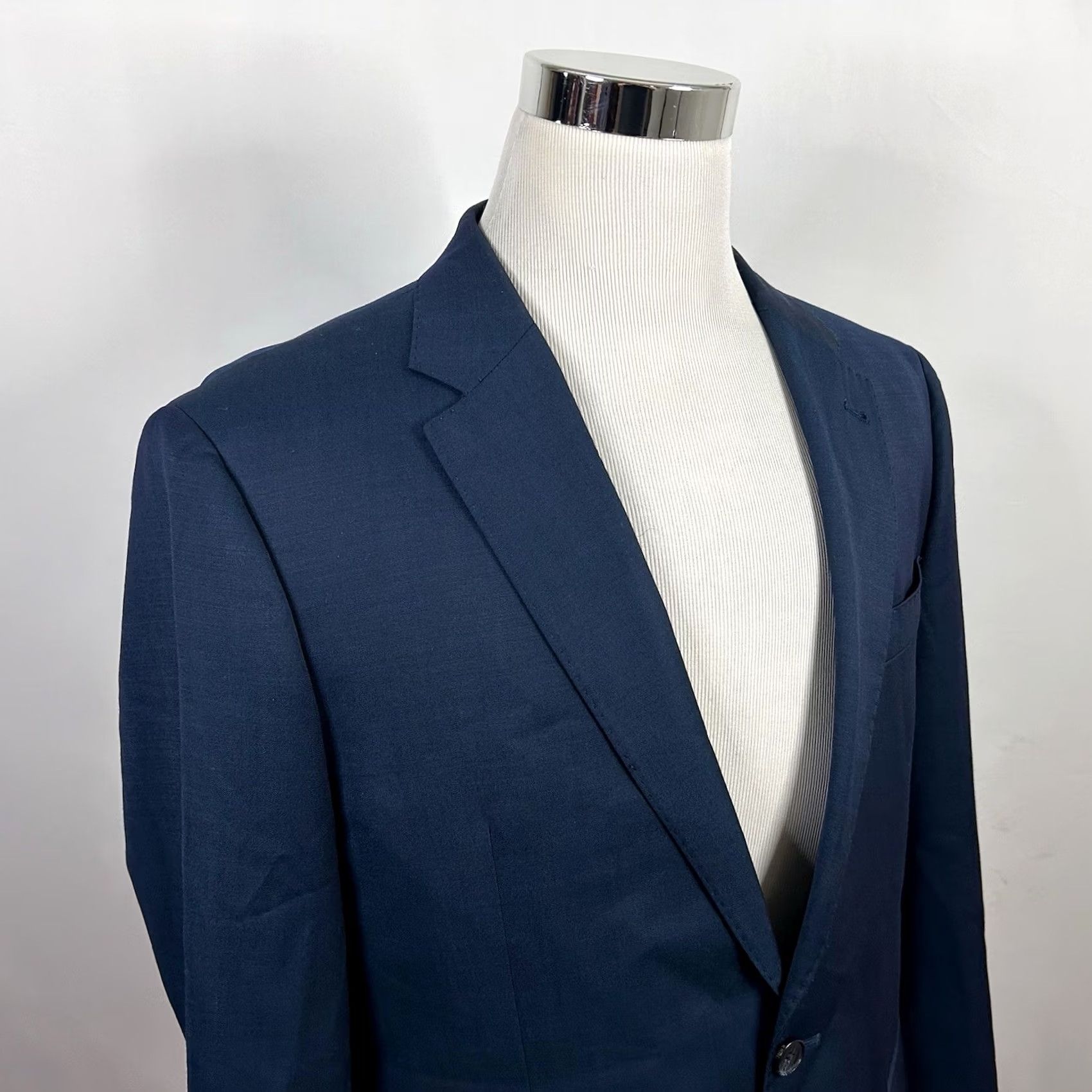 Karl Lagerfeld Karl Lagerfeld Paris Sport Coat Blue 44R Wool Blend Two-Button Notch Lapel Vented Regular Mens Size US XS / EU 42 / 0 - 2 Thumbnail