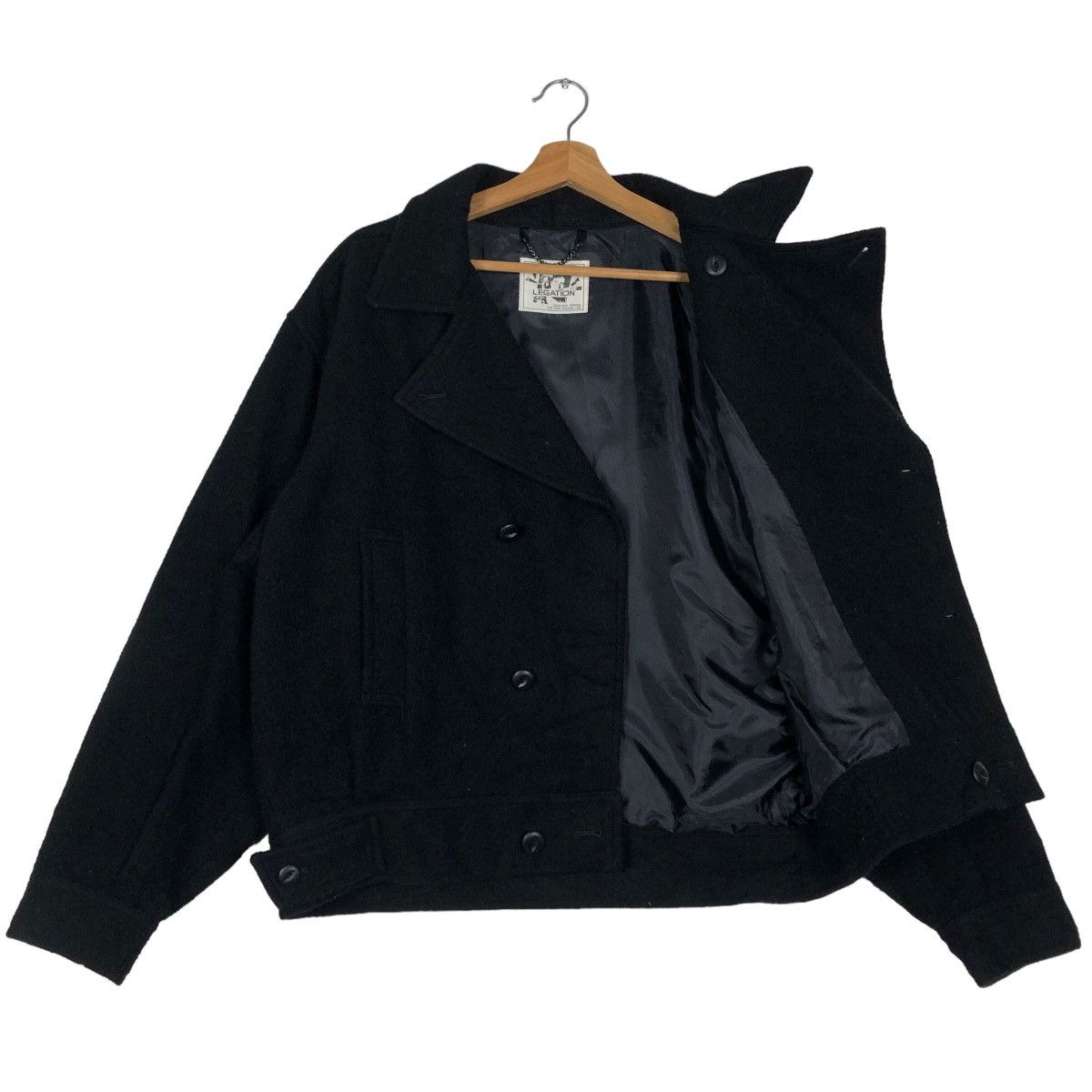 Japanese Brand 🔥Vintage Wool Bomber Jacket Legation Japan Issey Miyake Size US L / EU 52-54 / 3 - 9 Thumbnail