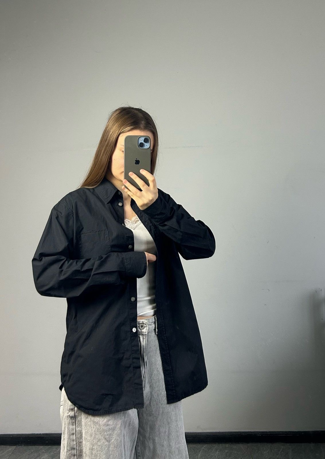 Acne Studios Vintage acne studios Shirt with embroidered logo women small Size S / US 4 / IT 40 - 8 Thumbnail
