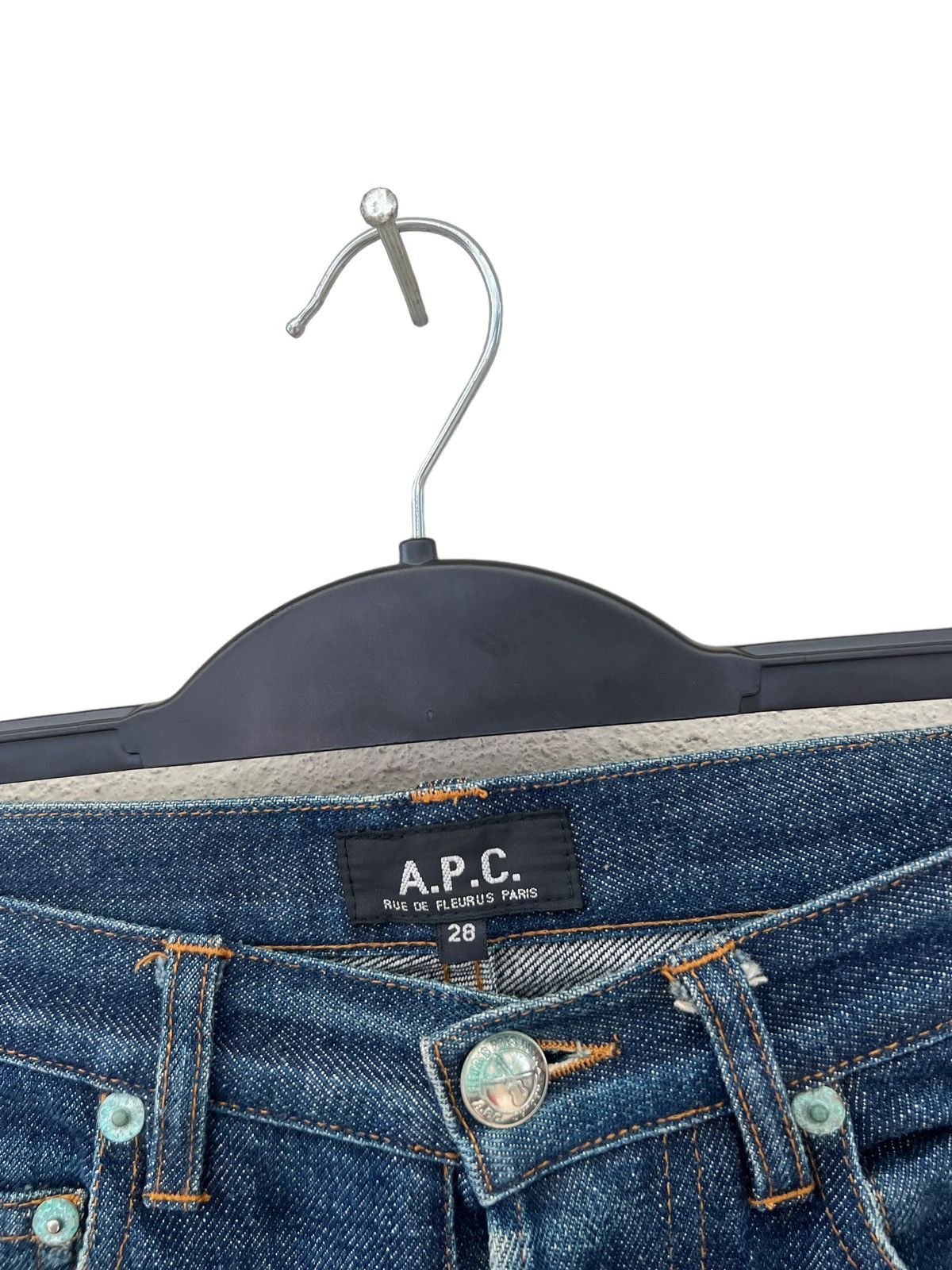 A.P.C. Vintage A.P.C. Aged Faded Denim Selvedge Jeans Regular Size US 28 / EU 44 - 7 Thumbnail
