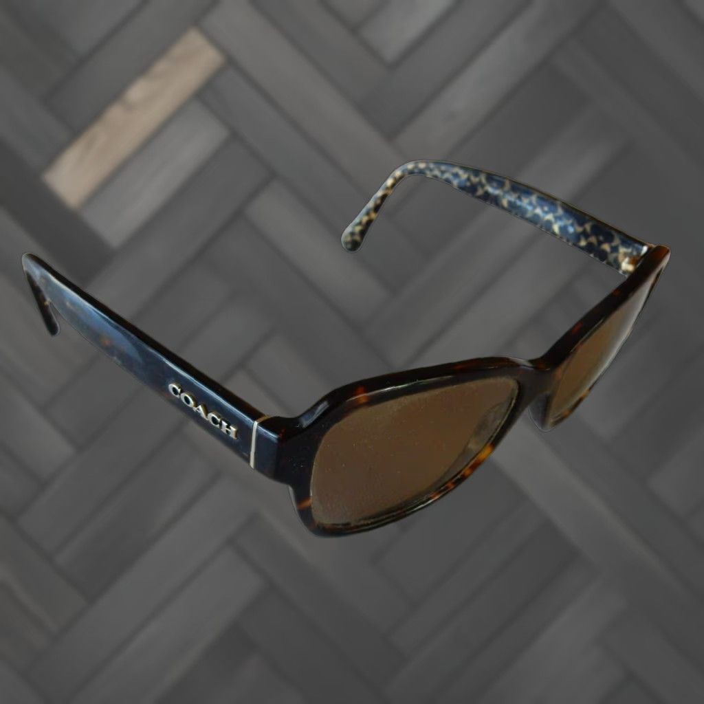 Coach VINTAGE Coach Sunglasses Frames Women Brown Prescription Small Scratches Adjustable 54 Eye Size Size ONE SIZE - 1 Thumbnail