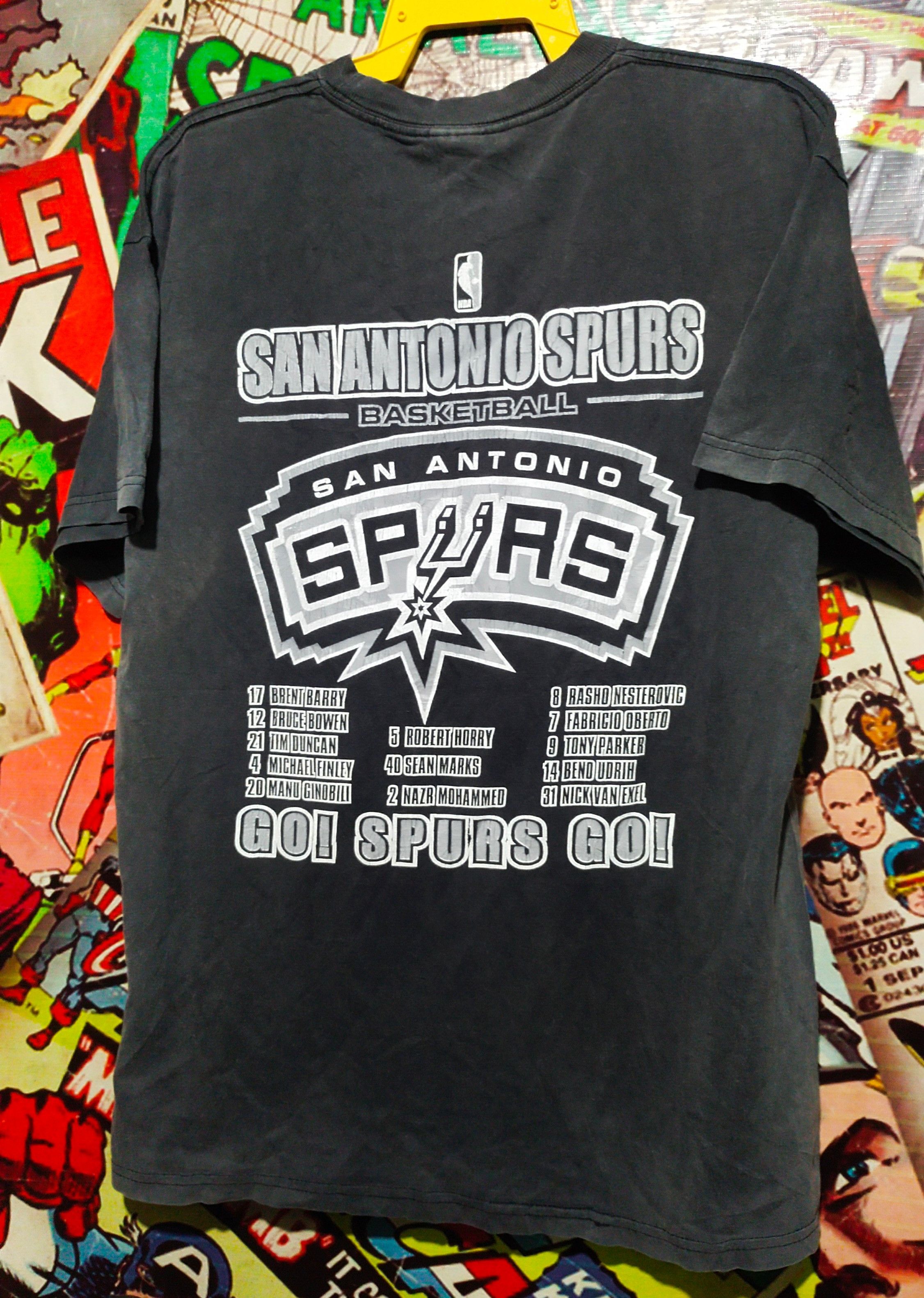 Vintage Vtg Tnd San Antonio Basketball Jersey Tshirts Size US L / EU 52-54 / 3 - 9 Thumbnail