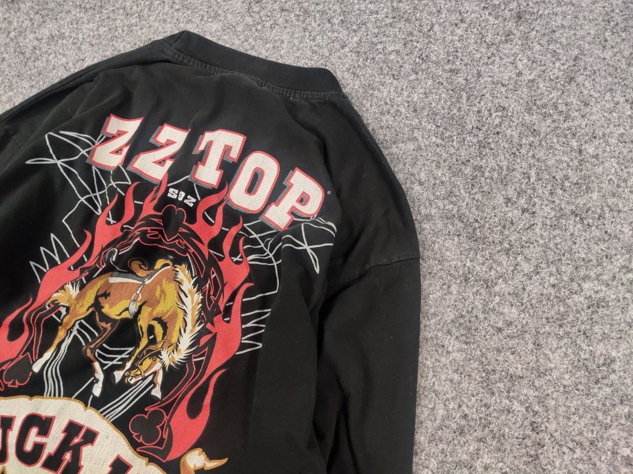 Band Tees Vintage ZZ Top 2002 Buck in Tour T Shirt Longsleeve Size US S / EU 44-46 / 1 - 4 Thumbnail