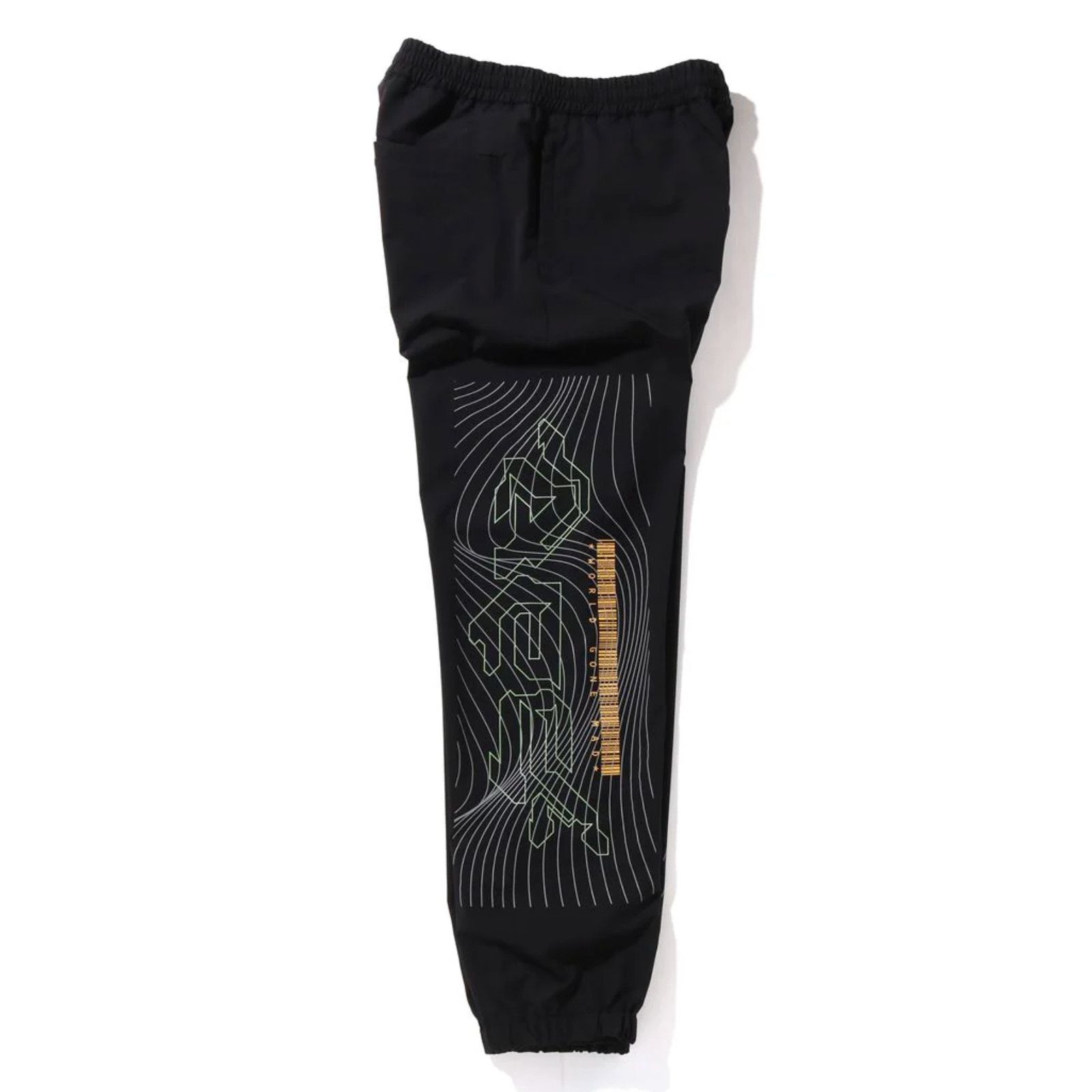 Bape Bape Multi-Graphic Black Track Pants Size Medium Size US 31 - 2 Thumbnail