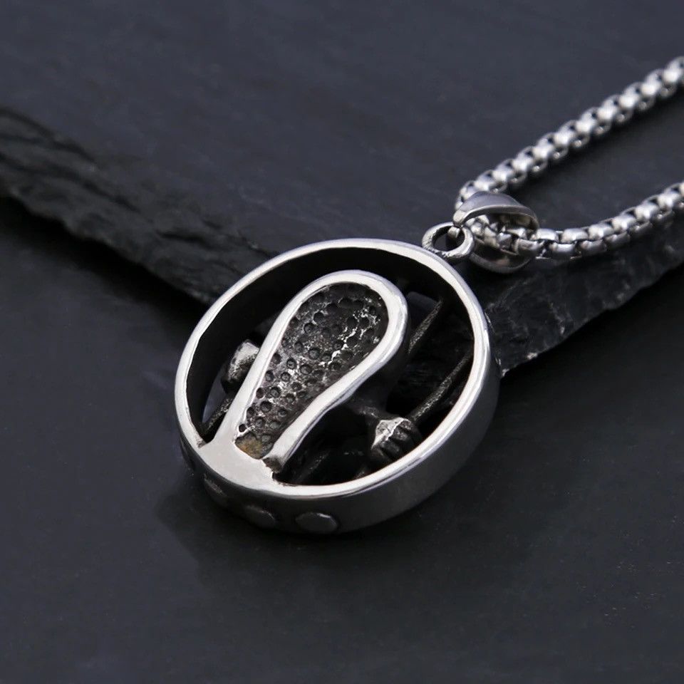 Jewelry Steel Cage Skull Pendant Necklace Size ONE SIZE - 4 Thumbnail