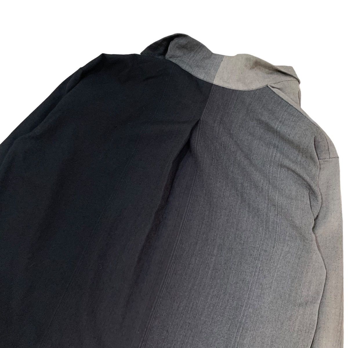 Issey Miyake 🔥Vintage 80s Issey Miyake Asymmetric Draped Collar Shirts Size M / US 6-8 / IT 42-44 - 12 Thumbnail