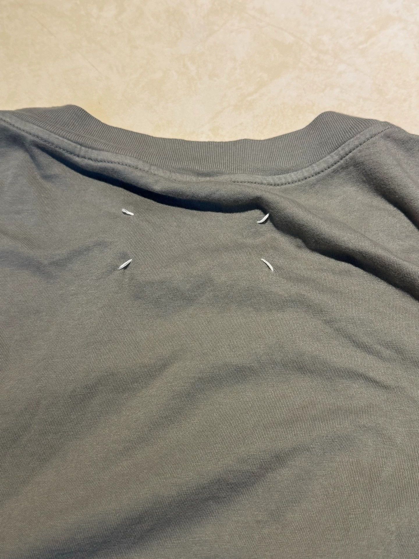 Maison Margiela Maison Margiela Double Sleeve Unisex Gray T-shirt S Size US M / EU 48-50 / 2 - 4 Thumbnail