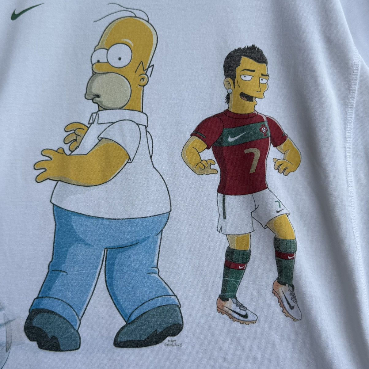 Nike Vintage Y2K Nike Simpson Ronaldo Matt Groening Size US S / EU 44-46 / 1 - 8 Thumbnail