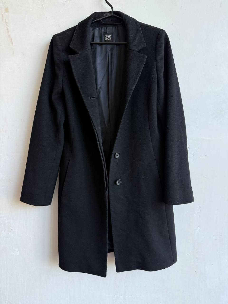 Cinzia Rocca Cinzia Rocca by Loro Piana Superfine Wool Womens Black Coat Size M / US 6-8 / IT 42-44 - 10 Thumbnail