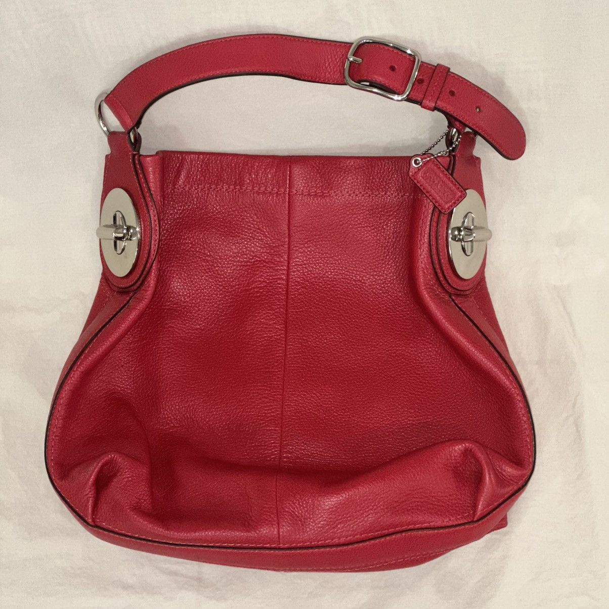 Coach COACH red leather purse/handbag Size ONE SIZE - 1 Thumbnail
