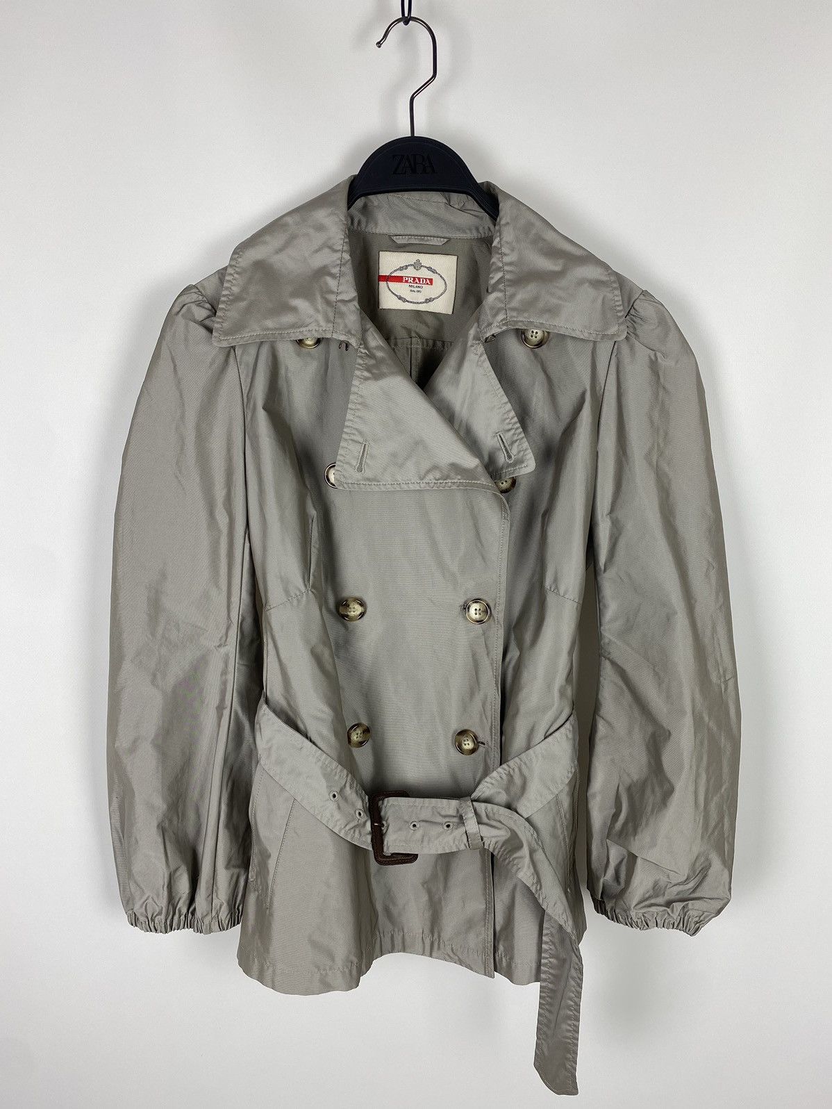 Prada F/W 2010 Prada Milano Double Breasted Lightweight Short Coat Size S / US 4 / IT 40 - 4 Thumbnail