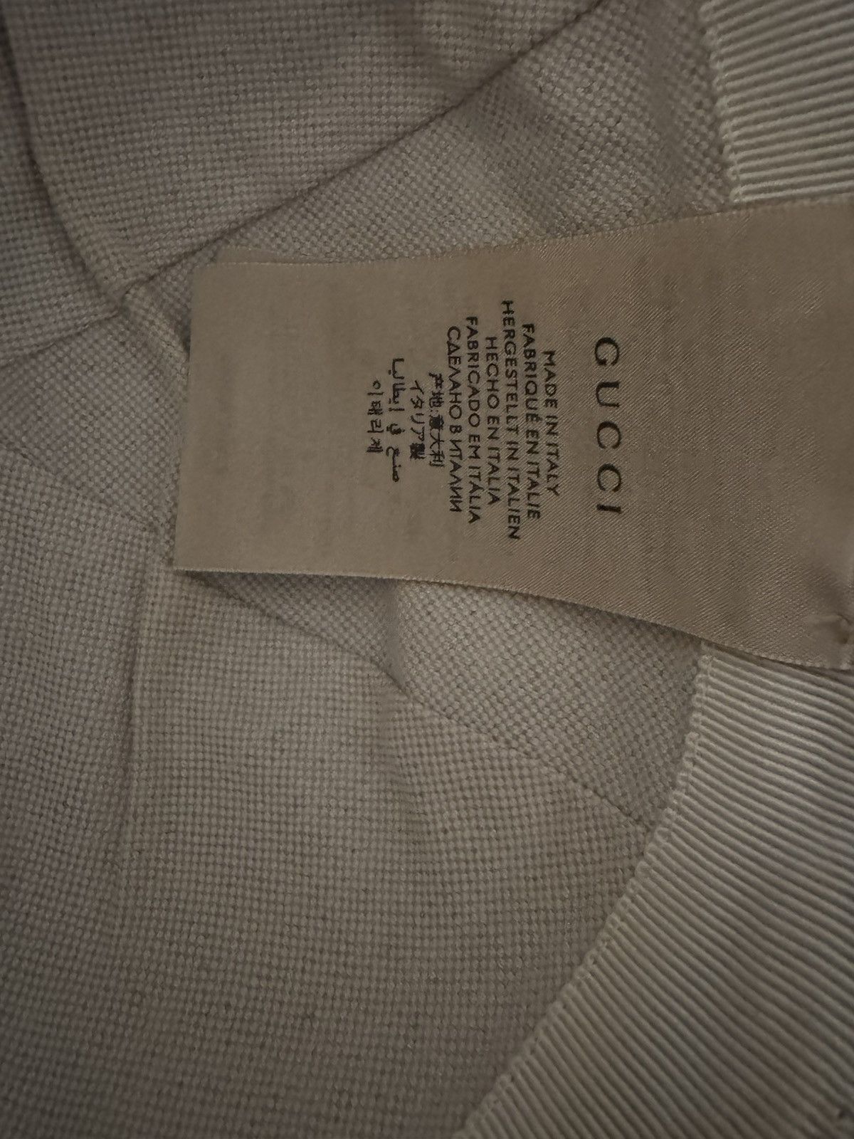Gucci (S) Black Gucci “Flannel” Baseball hat Size ONE SIZE - 6 Thumbnail