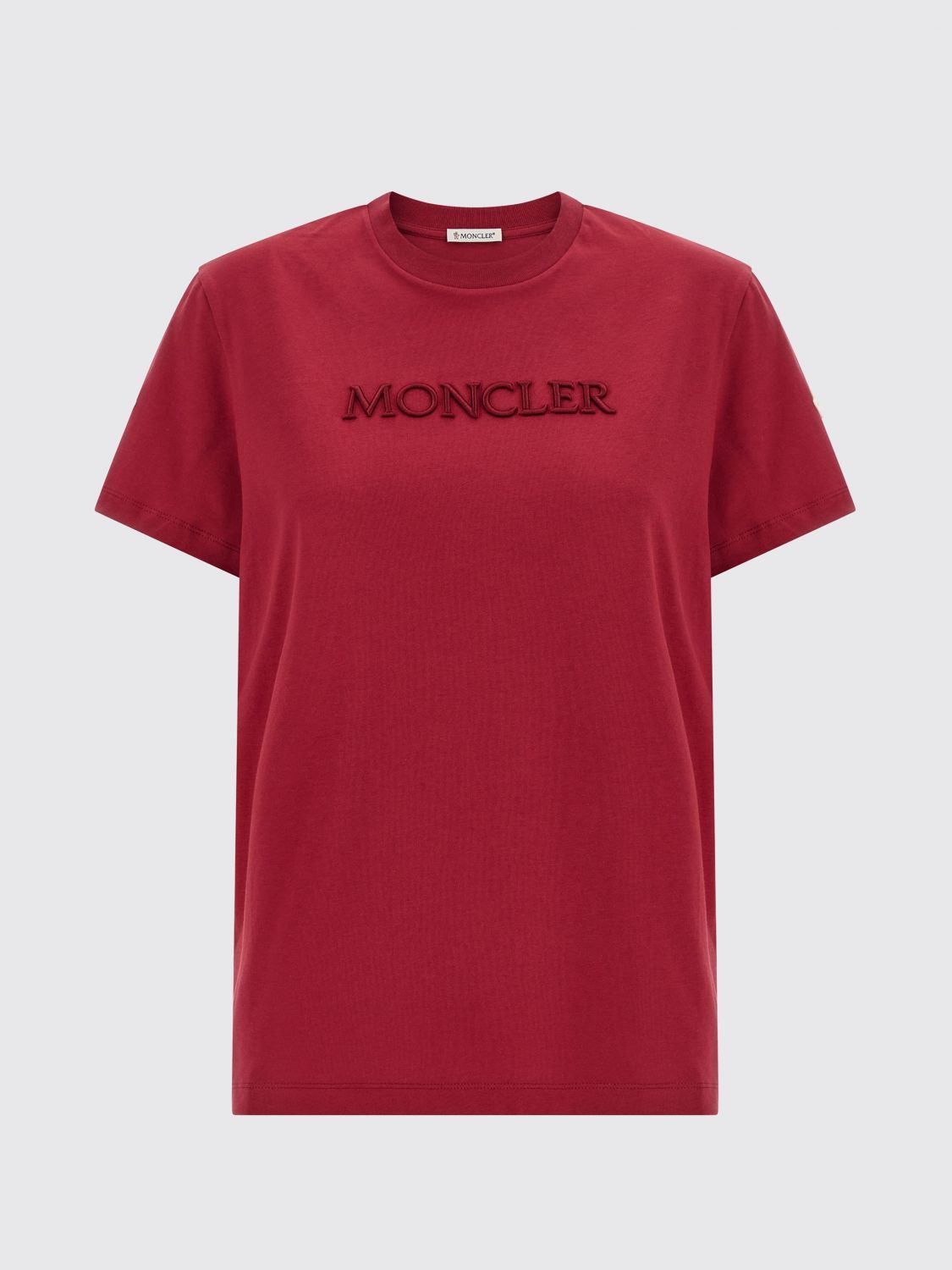 Moncler Moncler T-Shirt Woman Red Size S / US 4 / IT 40 - 1 Preview