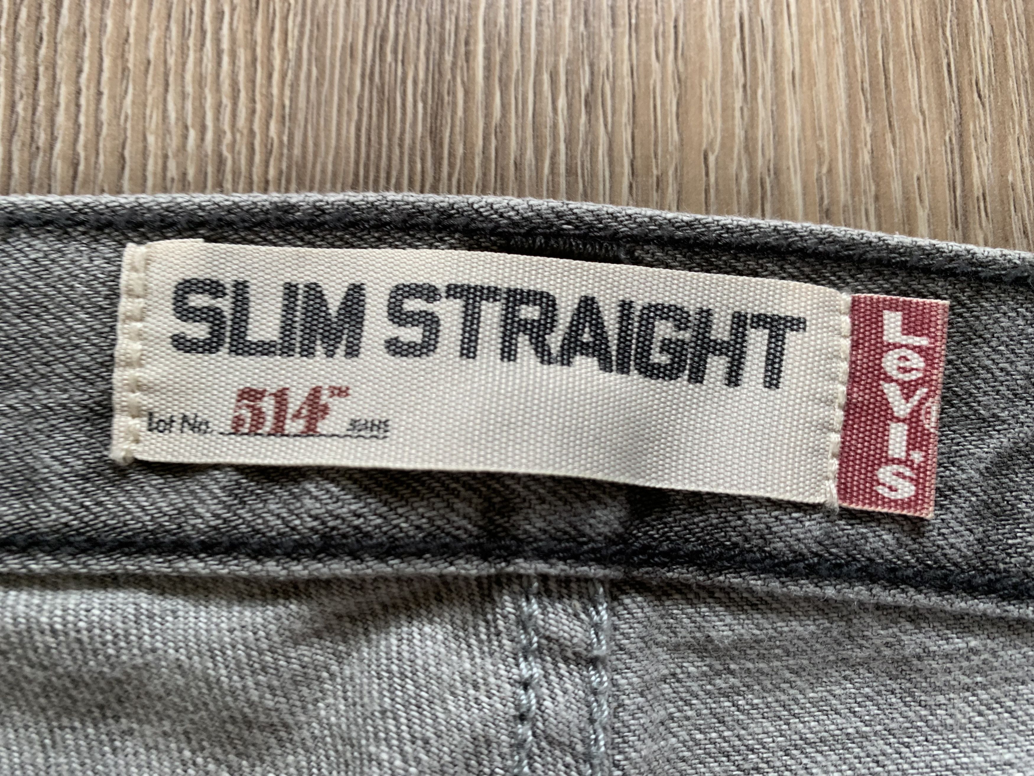 Levi's × Levi's Vintage Clothing × Vintage Levis 514 Slim Straight Vintage Grey Denim Jeans Size US 32 / EU 48 - 8 Thumbnail