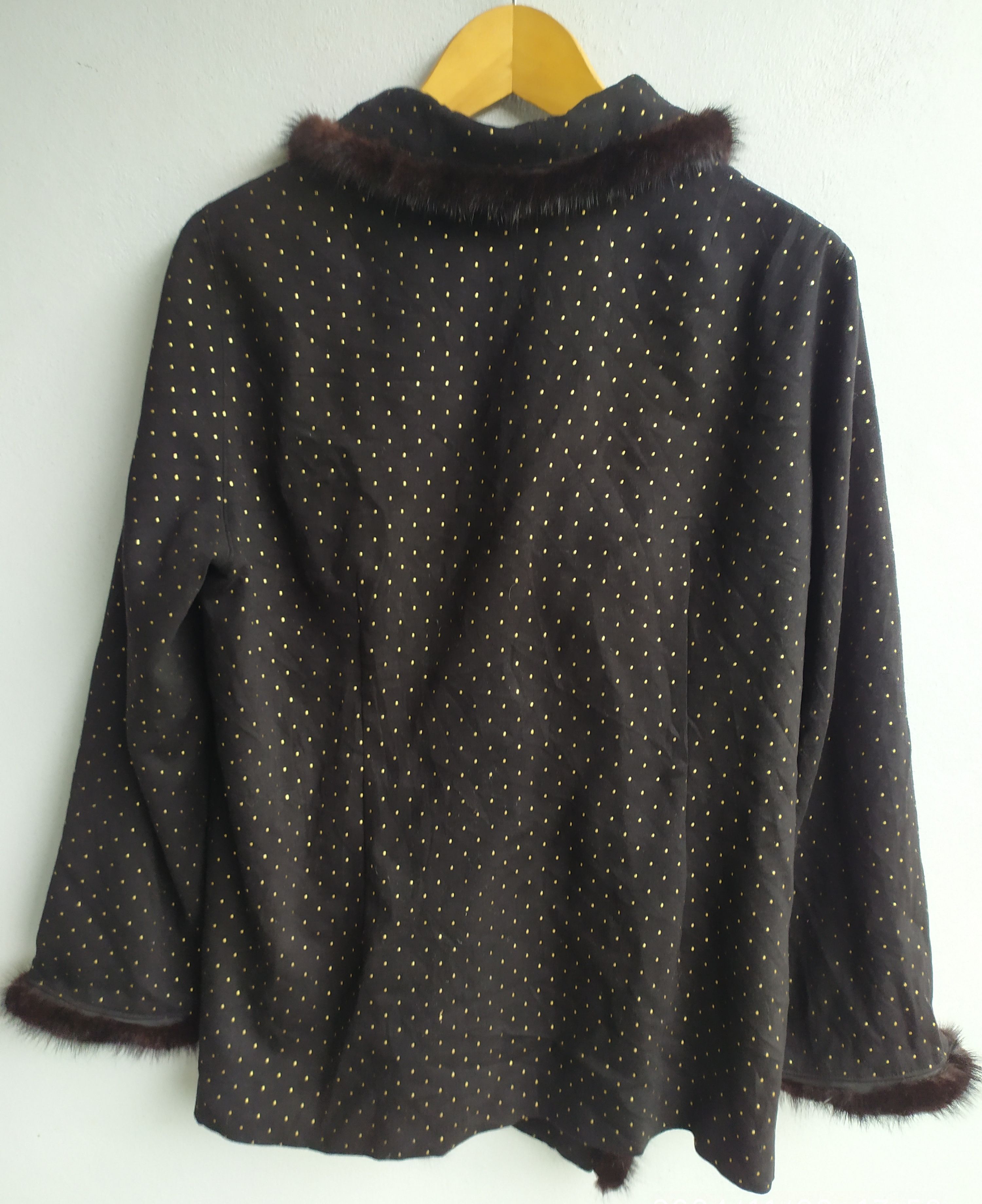 If Six Was Nine × Japanese Brand × Le Grande Bleu (L.G.B.) Japanese Fur Blazer Jacket IfSixWasNine LGB Style Size US L / EU 52-54 / 3 - 6 Thumbnail