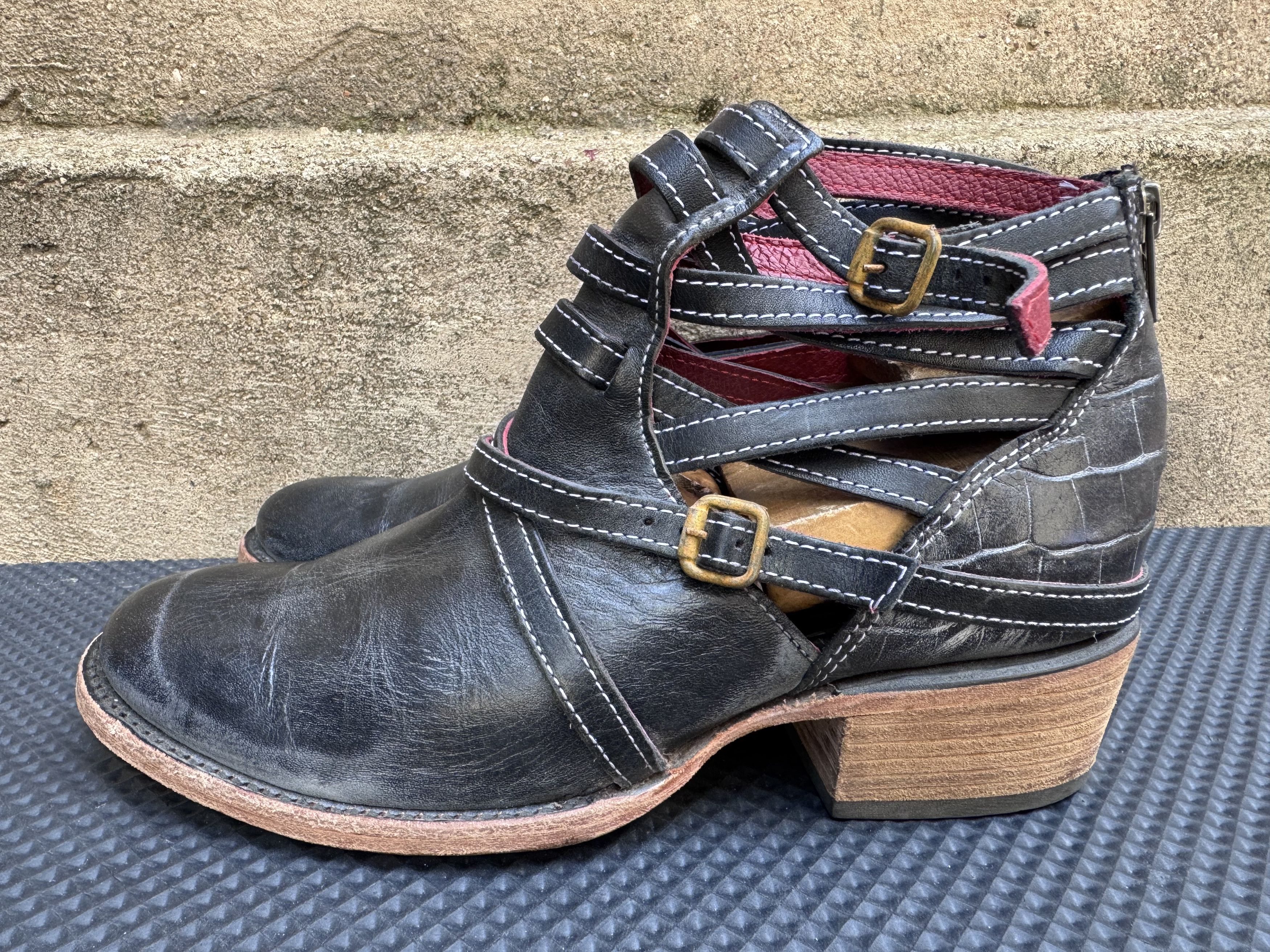 FREEBIRD FREEBIRD by Steven boost Stair Womens Strappy Ankle Avant Size US 7 / IT 37 - 4 Thumbnail