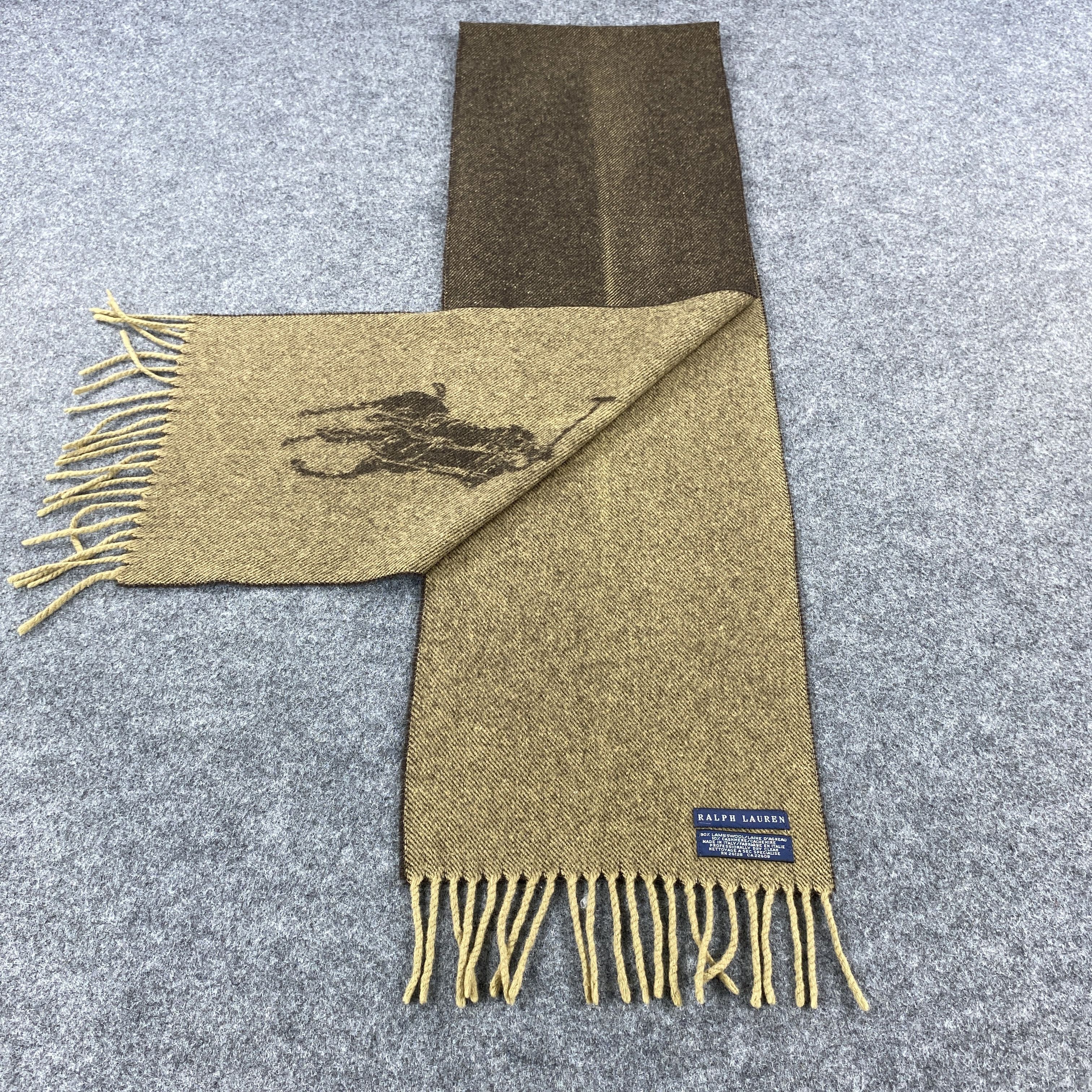 Polo Ralph Lauren × Vintage Polo Ralph Lauren Scarf # Muffler # Neckwear # D592 Size ONE SIZE - 5 Thumbnail