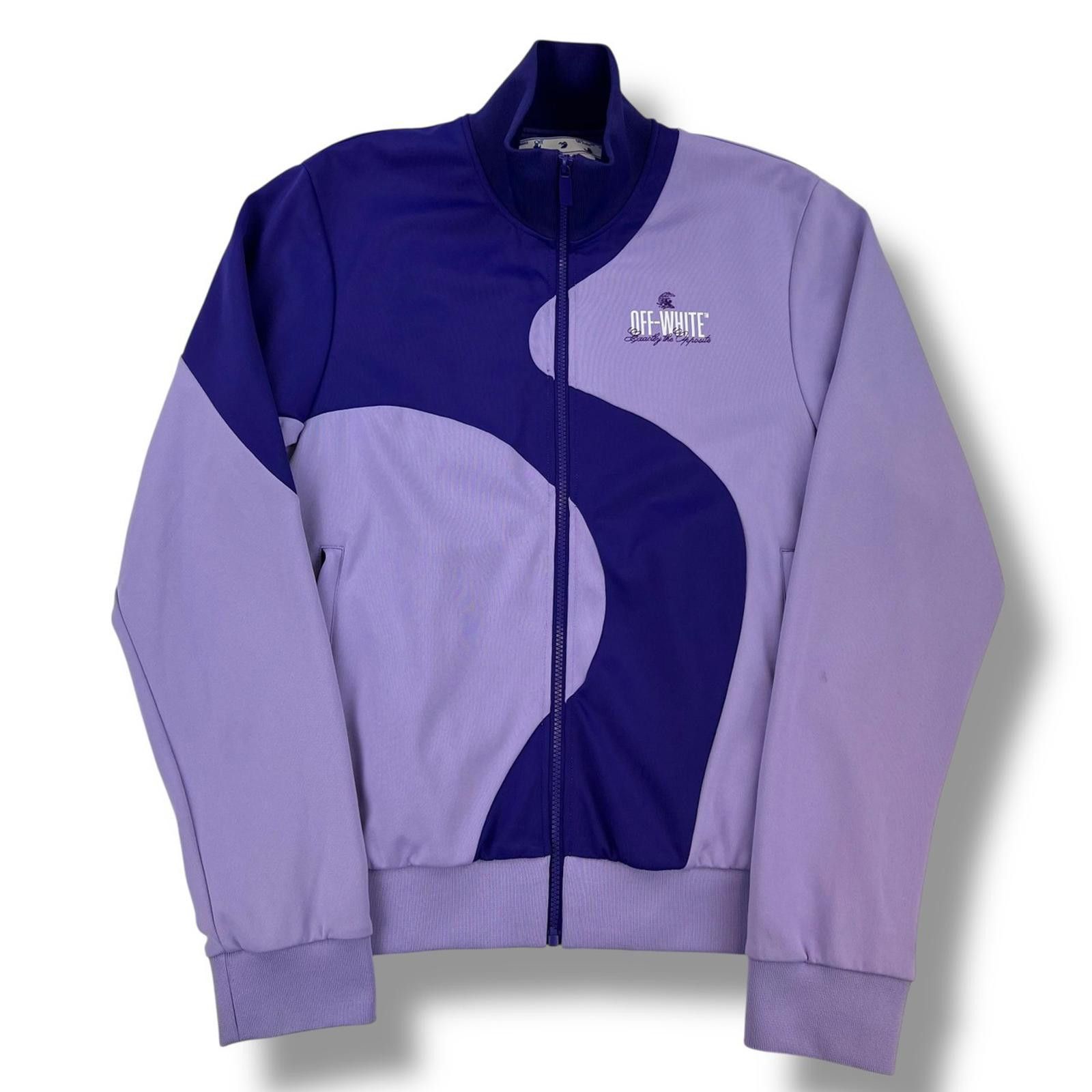 Off-White Off-White Purple Two Tone Track Jacket Size US L / EU 52-54 / 3 - 2 Thumbnail
