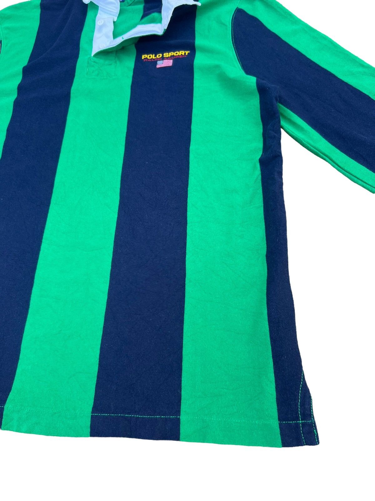 Polo Ralph Lauren Polo Sport Ralph Lauren USA Flag Color Block Rugby Shirt Size US L / EU 52-54 / 3 - 6 Thumbnail