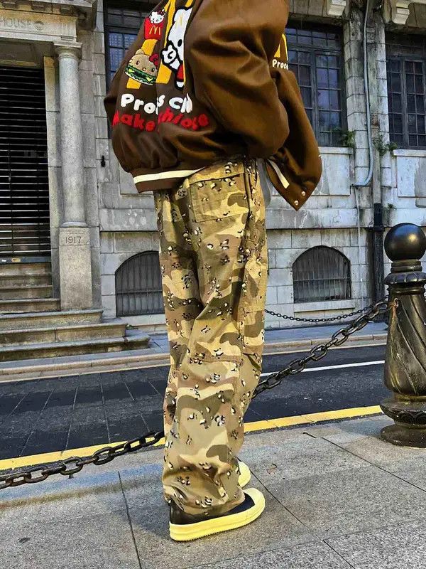 VIBE Retro desert camouflage paratrooper casual overalls trousers Size US 32 / EU 48 - 2 Thumbnail