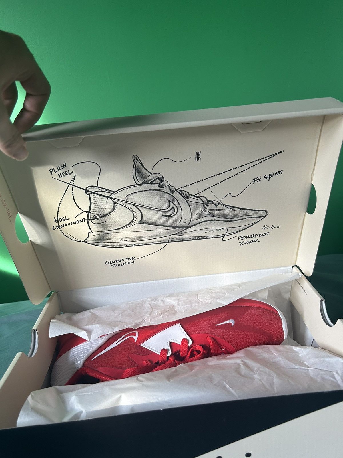 Nike Nike Kyrie 5 Low TB University Red 2022 Size US 9.5 / EU 42-43 - 9 Thumbnail