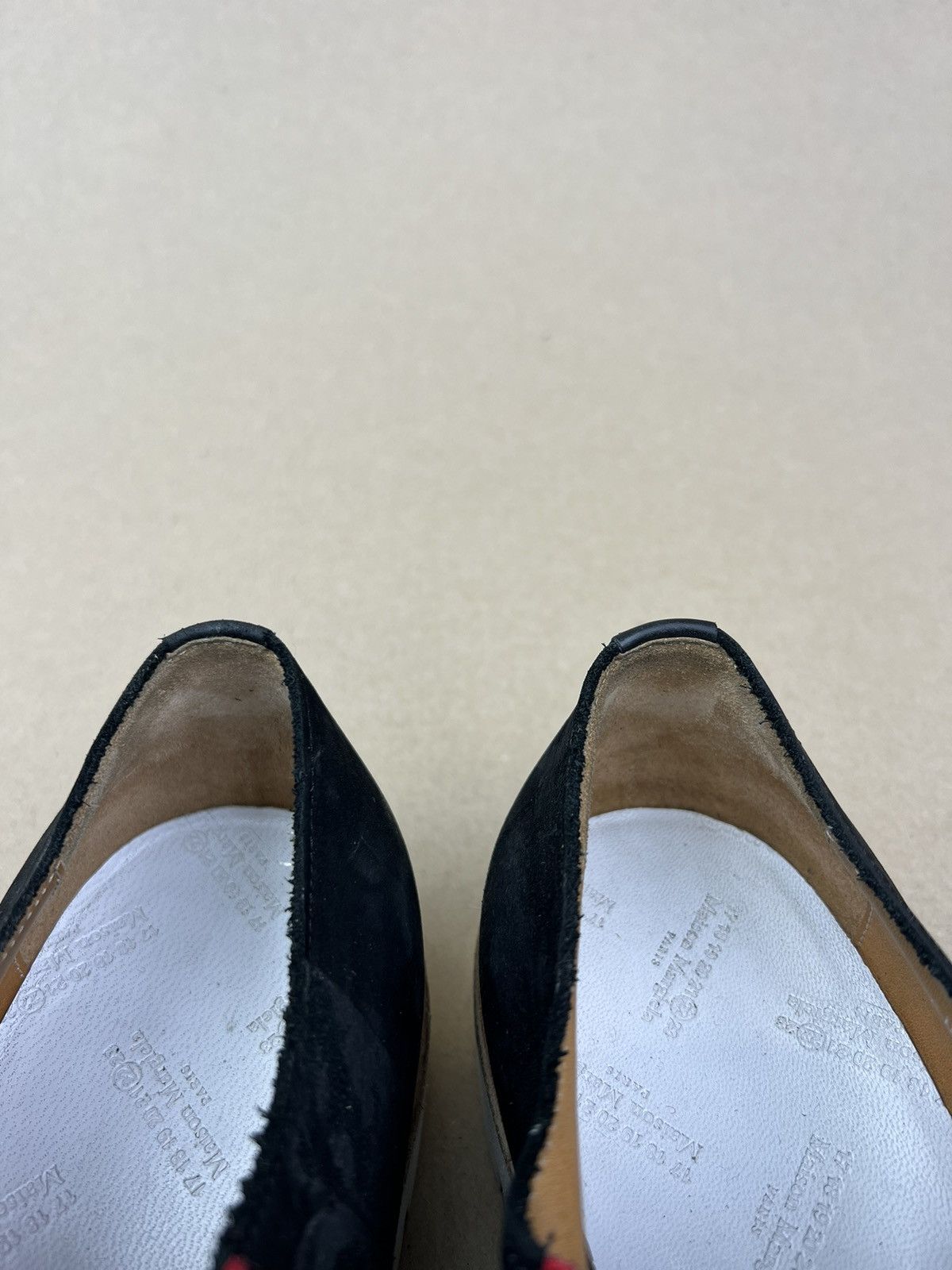 Maison Margiela MAISON MARGIELA Derby Matte Leather Shoes Velcro Fastening Size US 10 / EU 43 - 13 Thumbnail