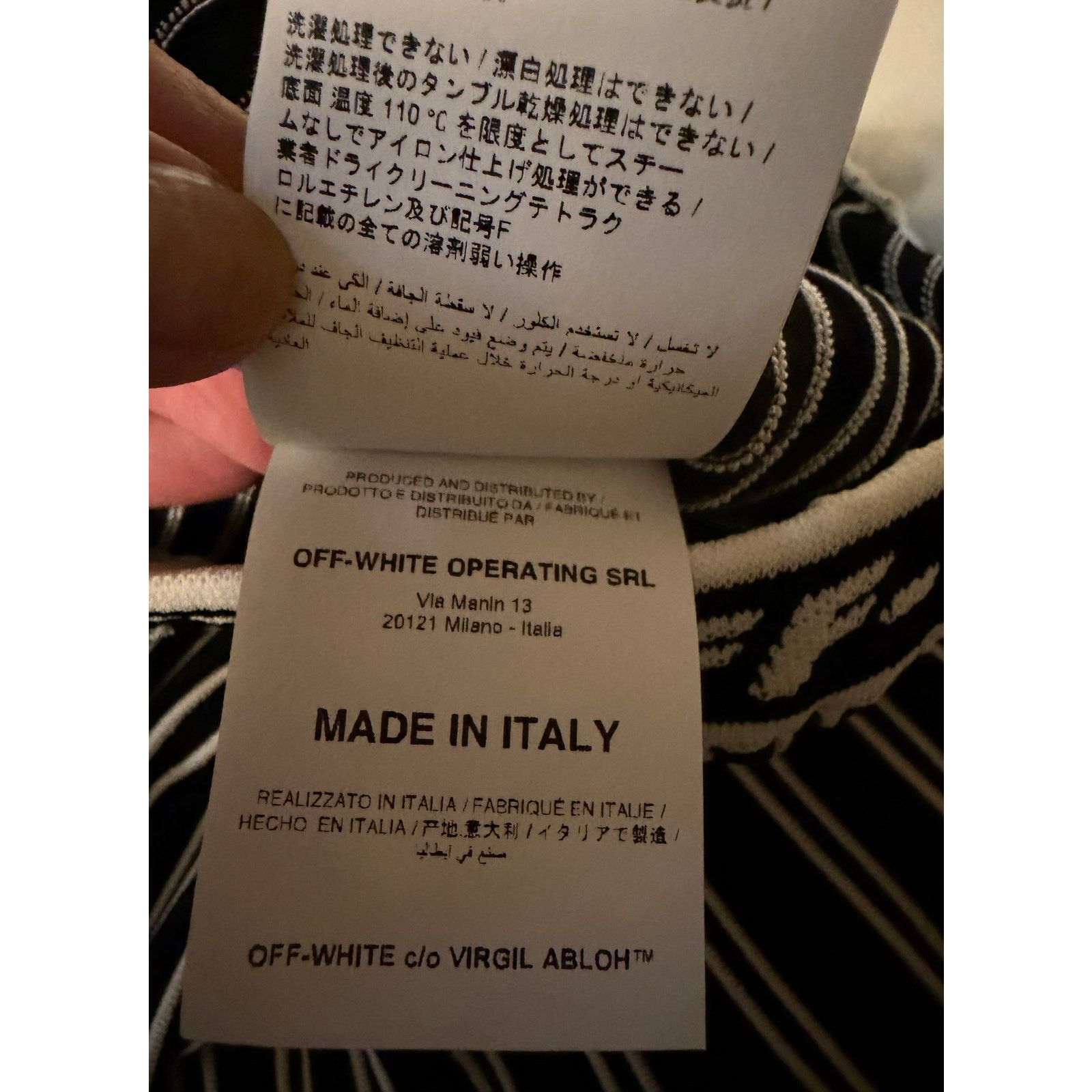 Off-White OFF WHITE Plisse Knit Skirt size 38IT/ XS $1235 Size 26" / US 2 / IT 38 - 9 Thumbnail