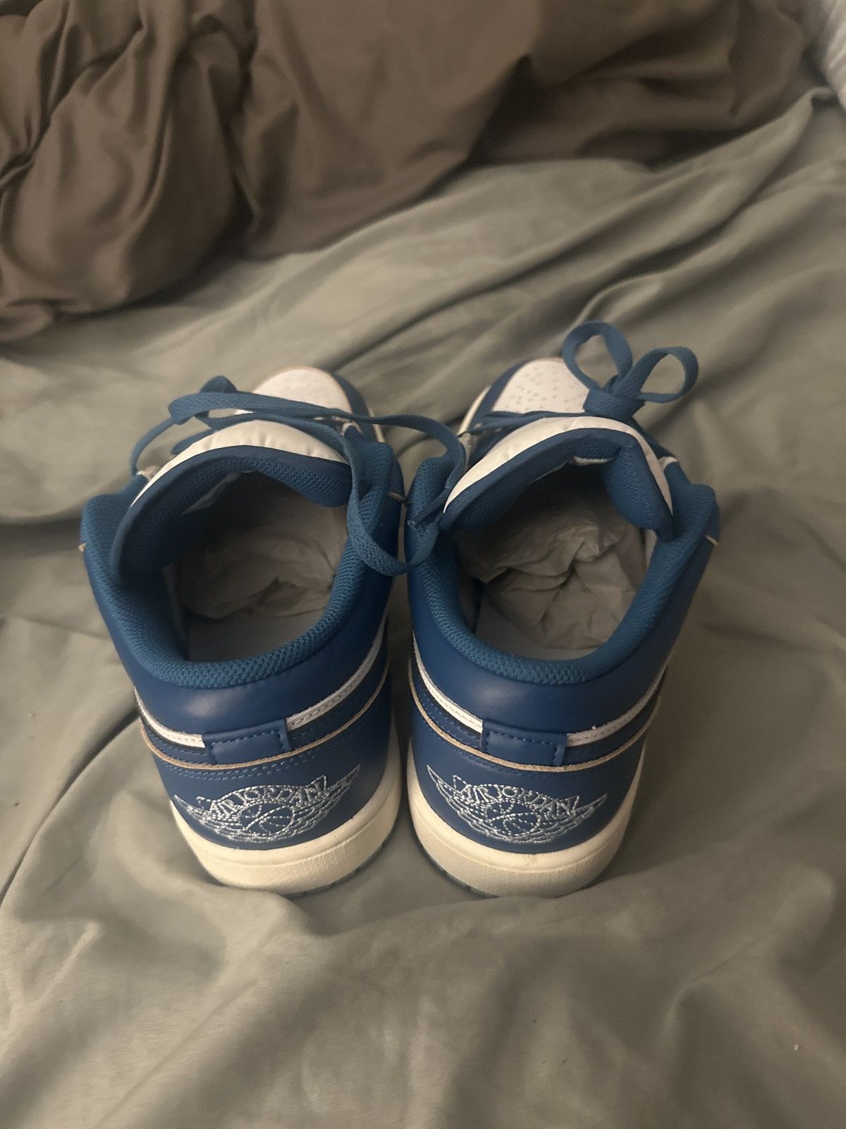 Jordan Brand × Nike BRAND NEW! Air Jordan 1 Low Industrial Blue Size US 11 / EU 44 - 4 Thumbnail