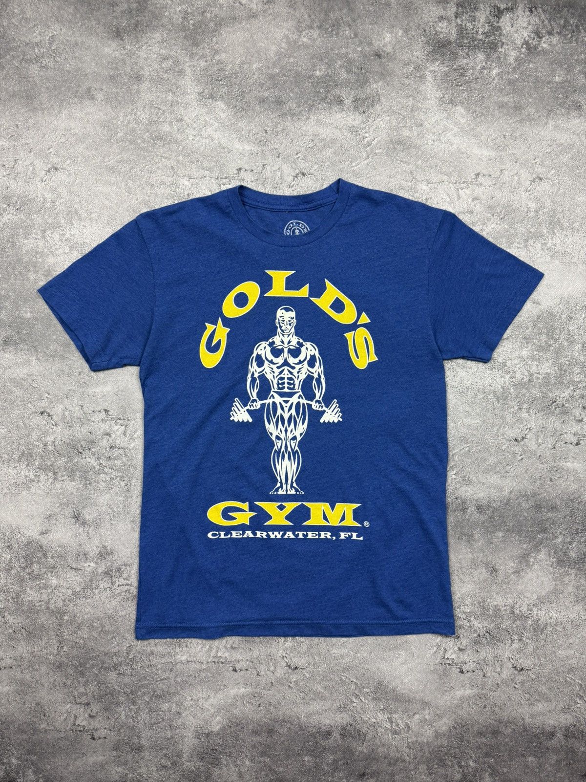 Vintage Vintage Gold’s Gym Big Logo T-Shirt Blue Y2K Streetwear Rare Size US S / EU 44-46 / 1 - 1 Thumbnail