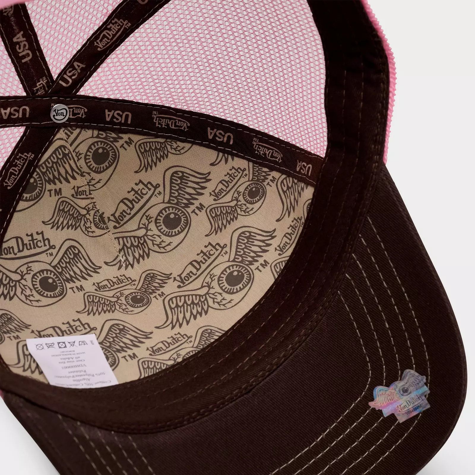 Von Dutch Von Dutch Staple Trucker Hat Size ONE SIZE - 6 Thumbnail