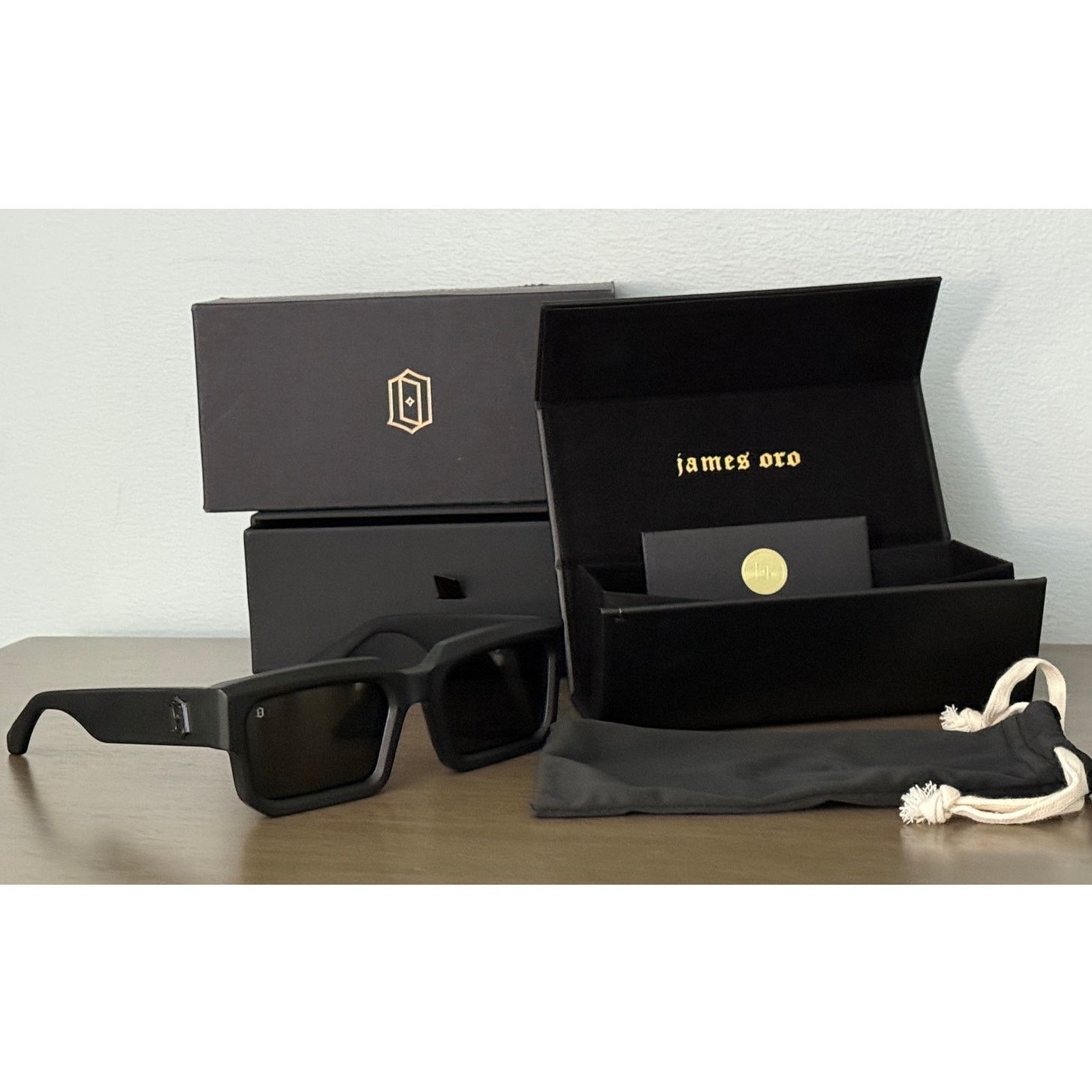 Oro Los Angeles James Oro Icon II Sunglasses Titan Black | Polarized Eyewear Size ONE SIZE - 9 Thumbnail