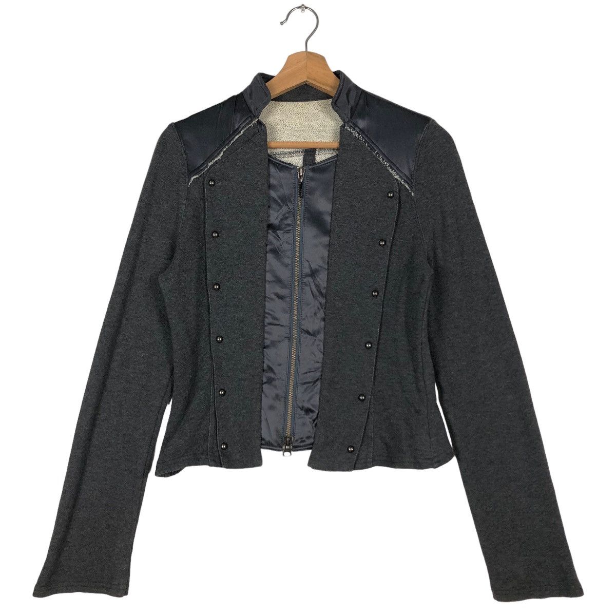Japanese Brand 🔥Cropped Biker Jacket Bondage Design Issey Miyake Size US M / EU 48-50 / 2 - 1 Thumbnail