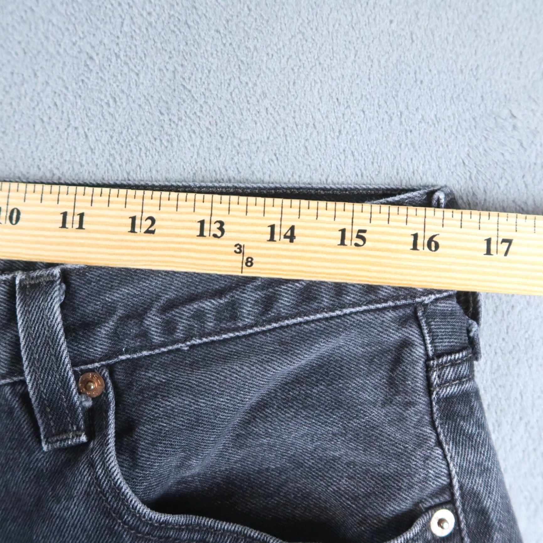 Levi's VINTAGE Levi's 501 Jeans Straight Denim Black Mens 34x32 32x30 5-Pocket Distressed Button Fly Size US 34 / EU 50 - 7 Thumbnail