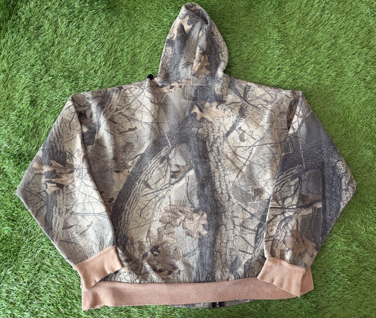 Realtree Ace 90s USA Made Realtree Woods Camouflage Full Zip Jacket Size US XL / EU 56 / 4 - 8 Thumbnail