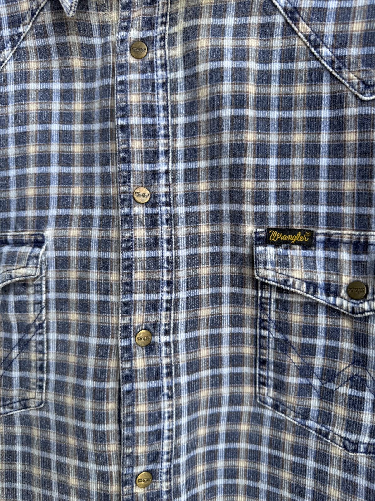 Wrangler Vintage Wrangler Western Plaid Flannel Snap Button Shirt Size US XL / EU 56 / 4 - 7 Thumbnail