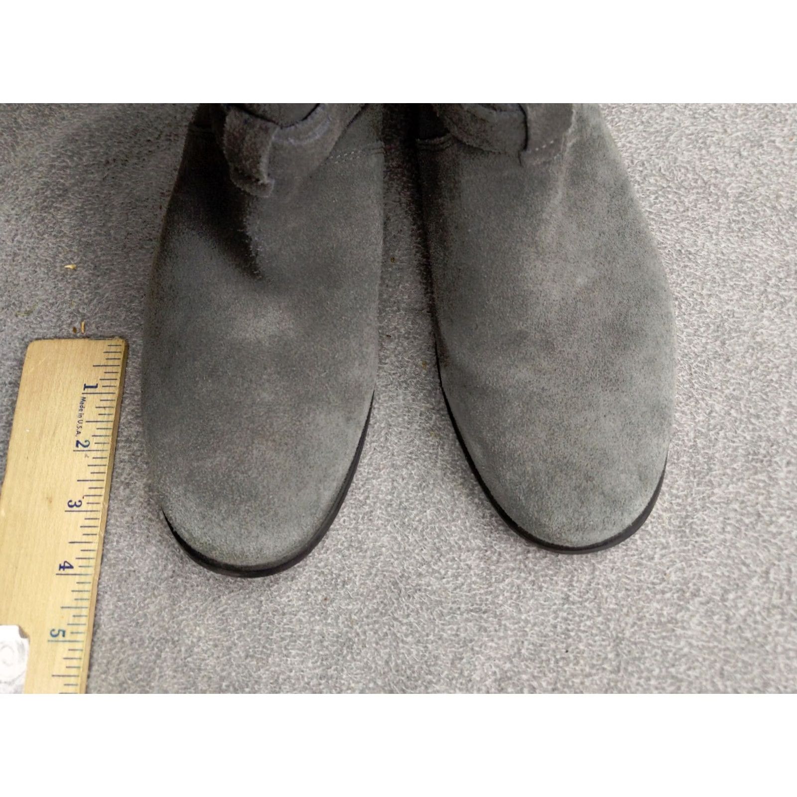Ugg UGG Koolaburra Womens 11 Boots Mid-Calf Straps Zip Biker Riding Black Suede 90s? No (adjusted) Size US 11 / IT 41 - 5 Thumbnail