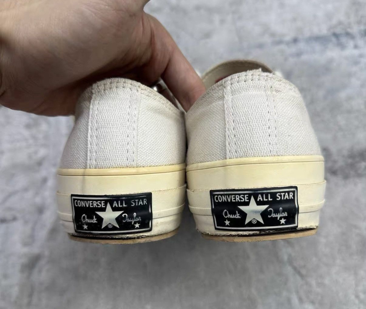 Converse Converse Addict Off-White Canvas Sneakers J16 Size US 8 / EU 41 - 5 Thumbnail