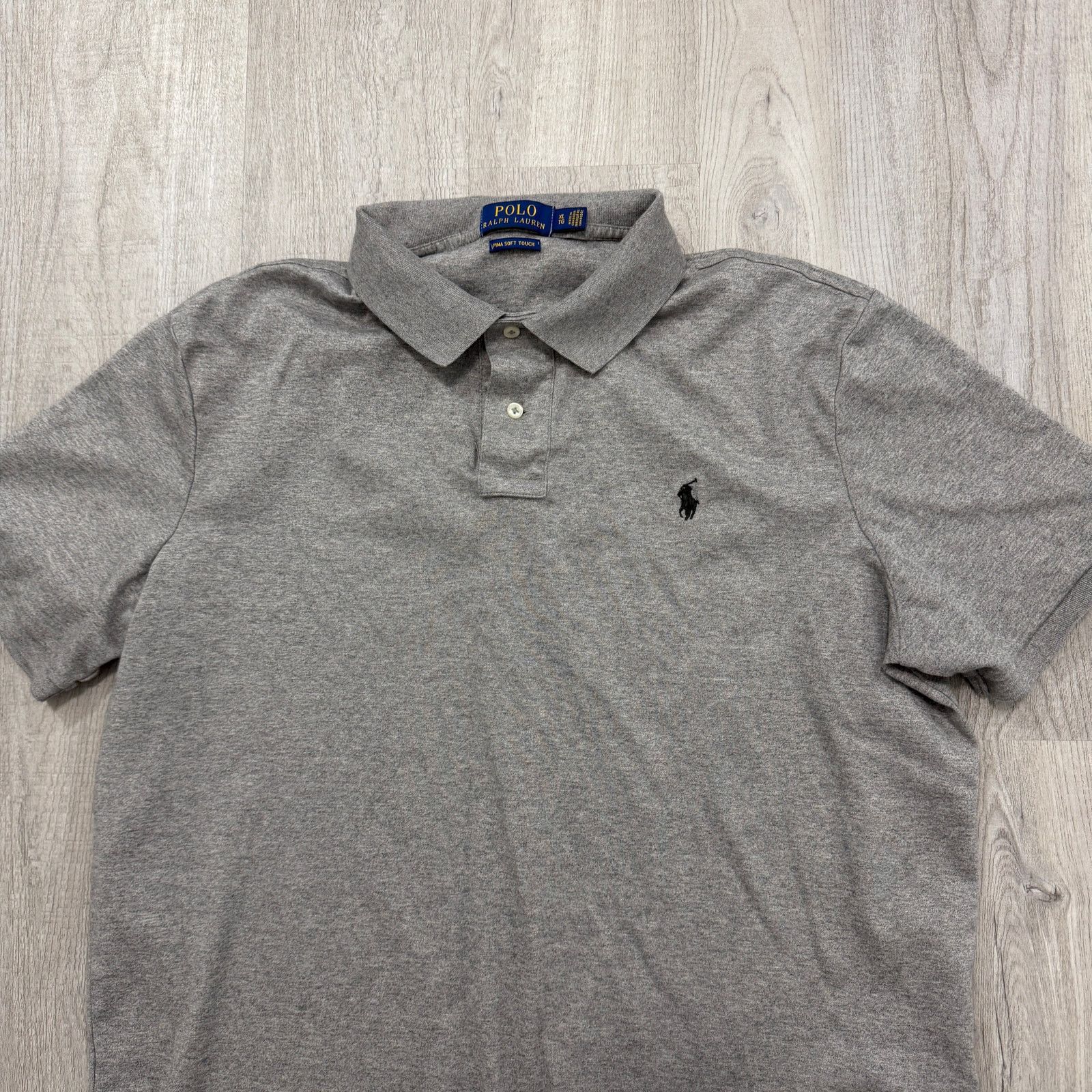 Polo Ralph Lauren Polo Ralph Lauren Pima Soft Touch Shirt Men's Extra Large Size US XL / EU 56 / 4 - 3 Thumbnail