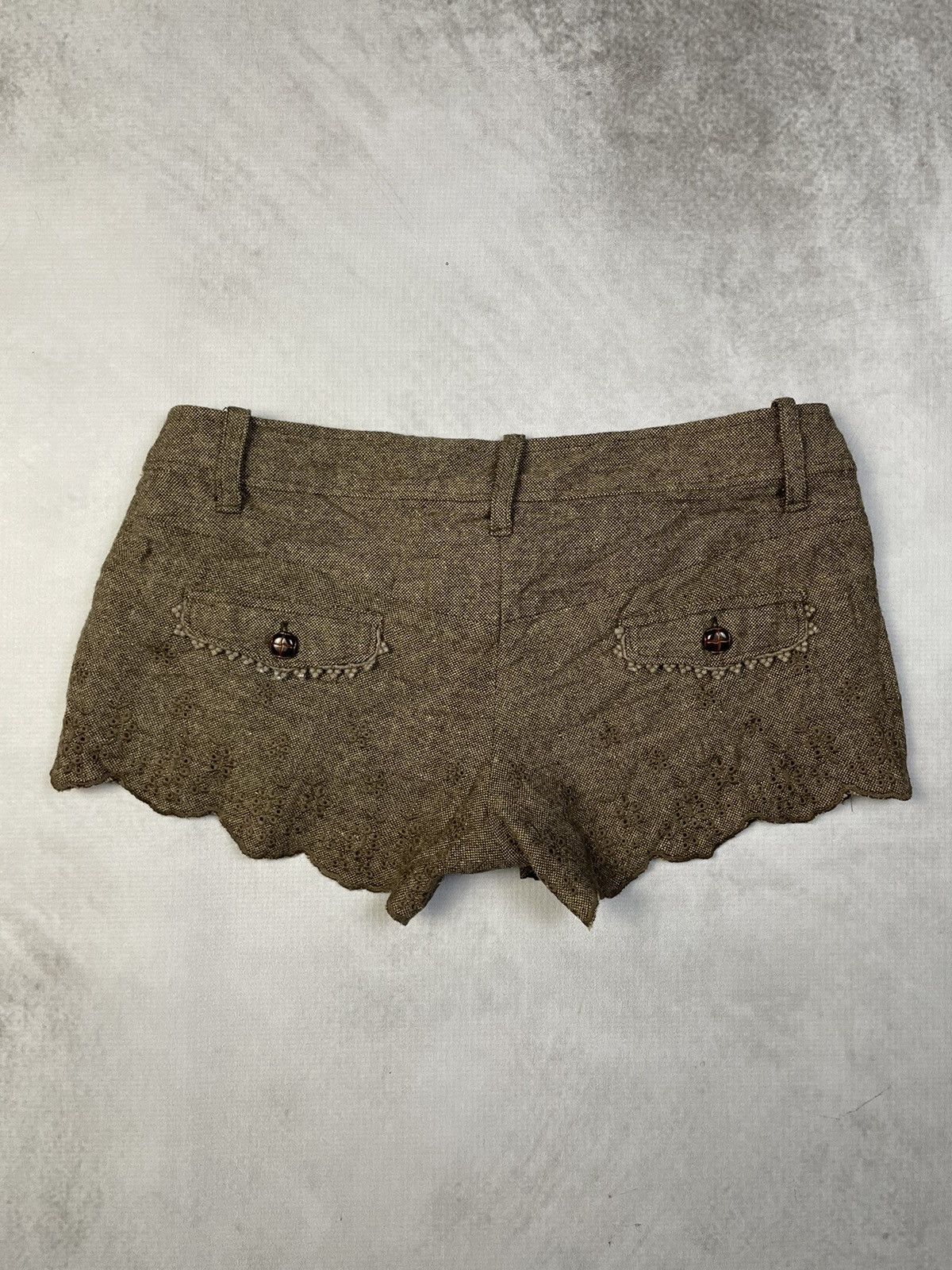 LIZ LISA Liz Lisa Mori Kei Brown Neapolitan Chocokaji Shorts Size 28" / US 6 / IT 42 - 8 Thumbnail