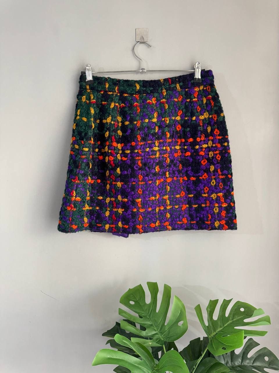 Dolce & Gabbana Dolce & Gabbana Multicolor Tweed Wool/Silk Skirt Sz IT42 / M Size 28" / US 6 / IT 42 - 16 Thumbnail