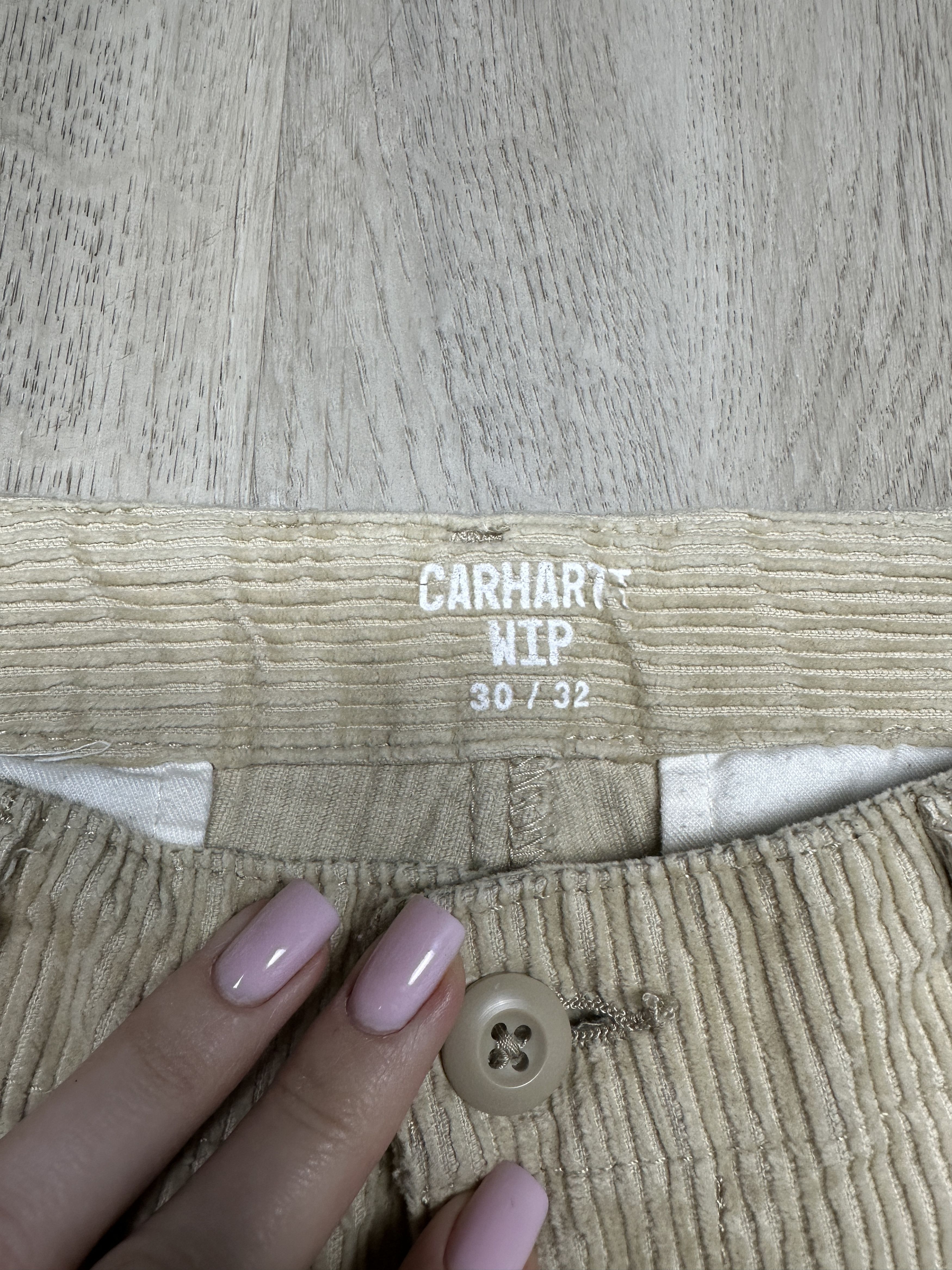 Carhartt Wip Carhartt WIP Mens Club Corduroy Denim Pants Y2K Size US 30 / EU 46 - 8 Thumbnail