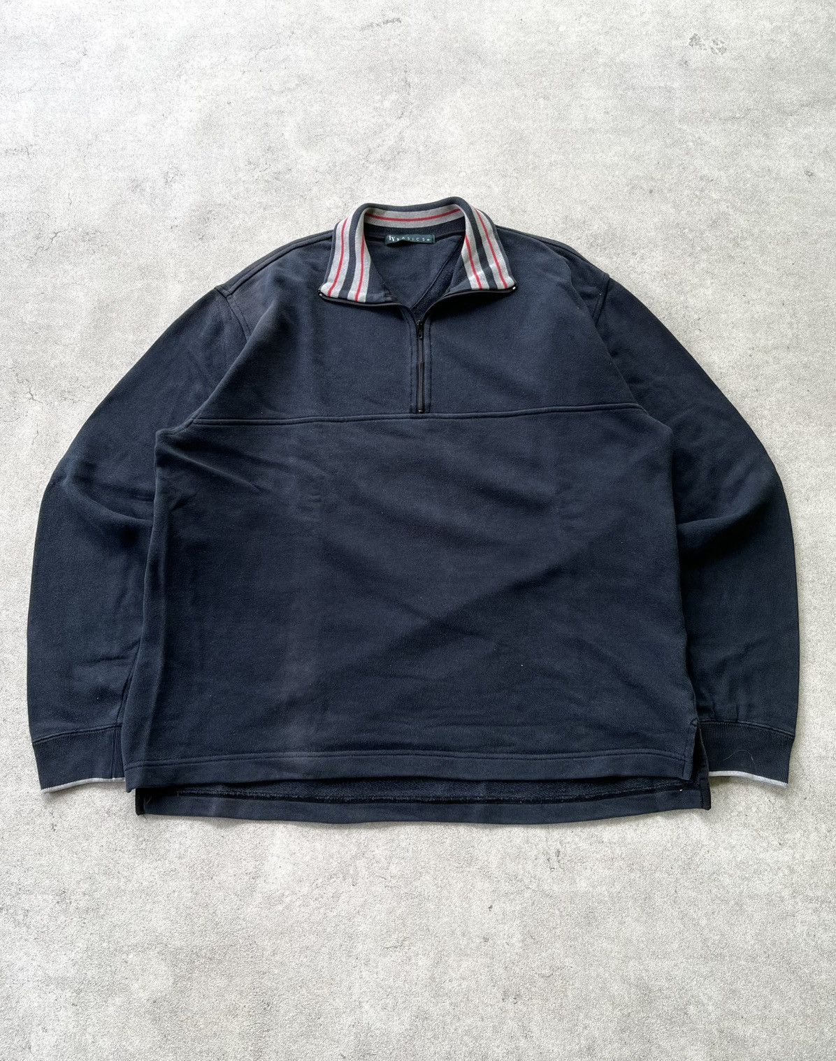 Japanese Brand IY Basics By Isseymiyake Halfzip Sweatshirt Size US L / EU 52-54 / 3 - 1 Thumbnail