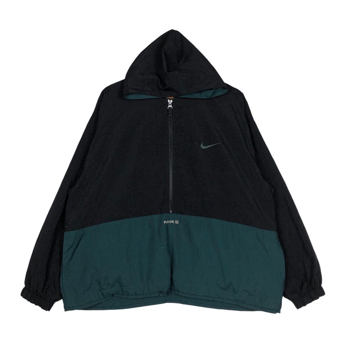 Nike 📌Vintage Anorak Jacket Nike Big Swoosh For Kids Size US L / EU 52-54 / 3 - 2 Thumbnail