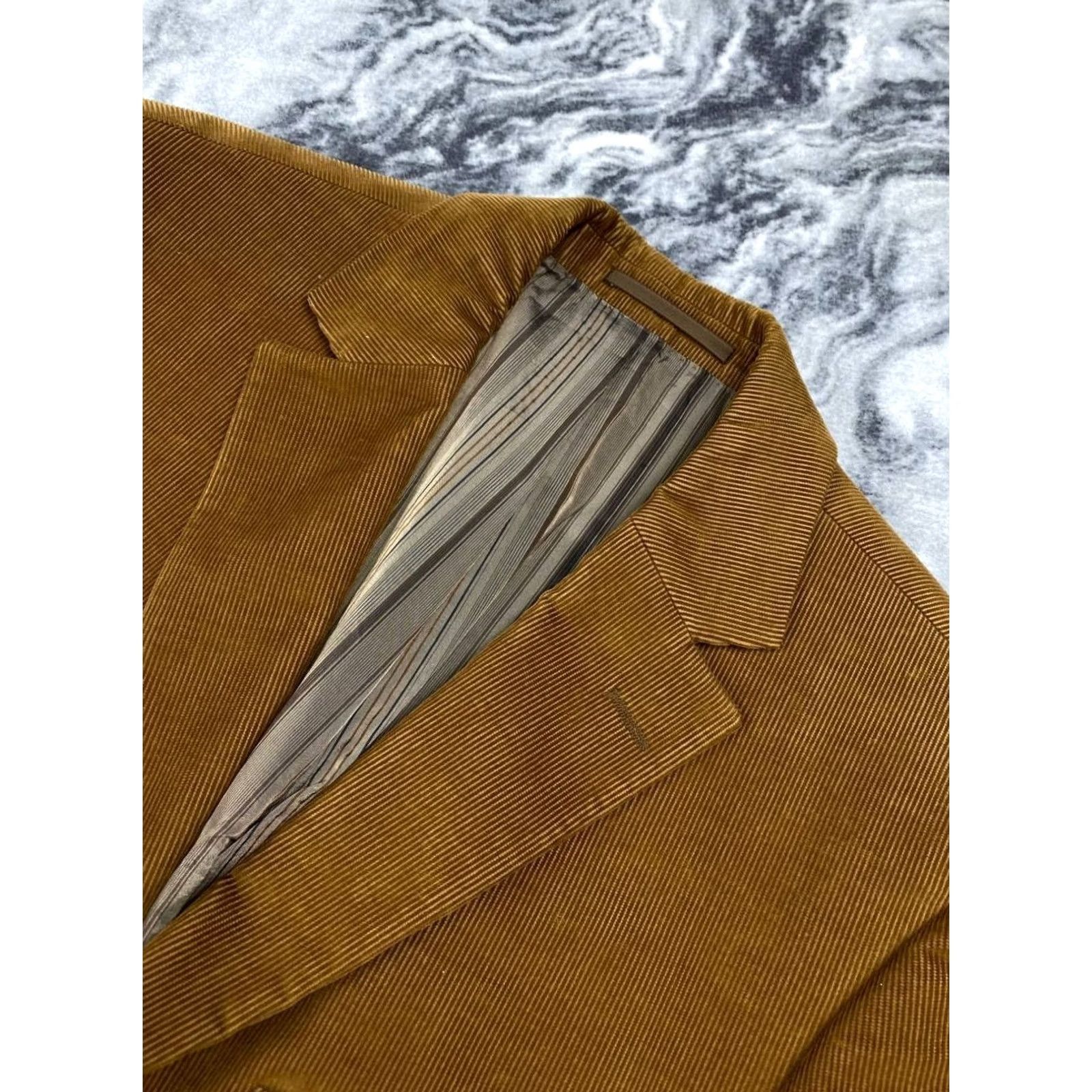 Hugo Boss VINTAGE HUGO BOSS Brown Blazer Pants 2 Piece Suit Men Size L Size 42R - 2 Thumbnail