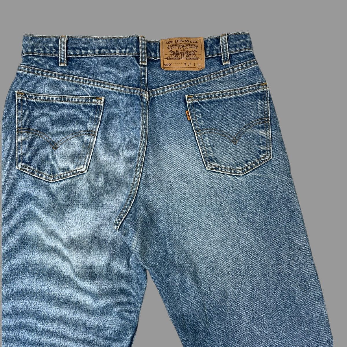 Levi's × Vintage Vintage 90s Levi’s 550 Orange tab denim jeans Size US 32 / EU 48 - 4 Thumbnail