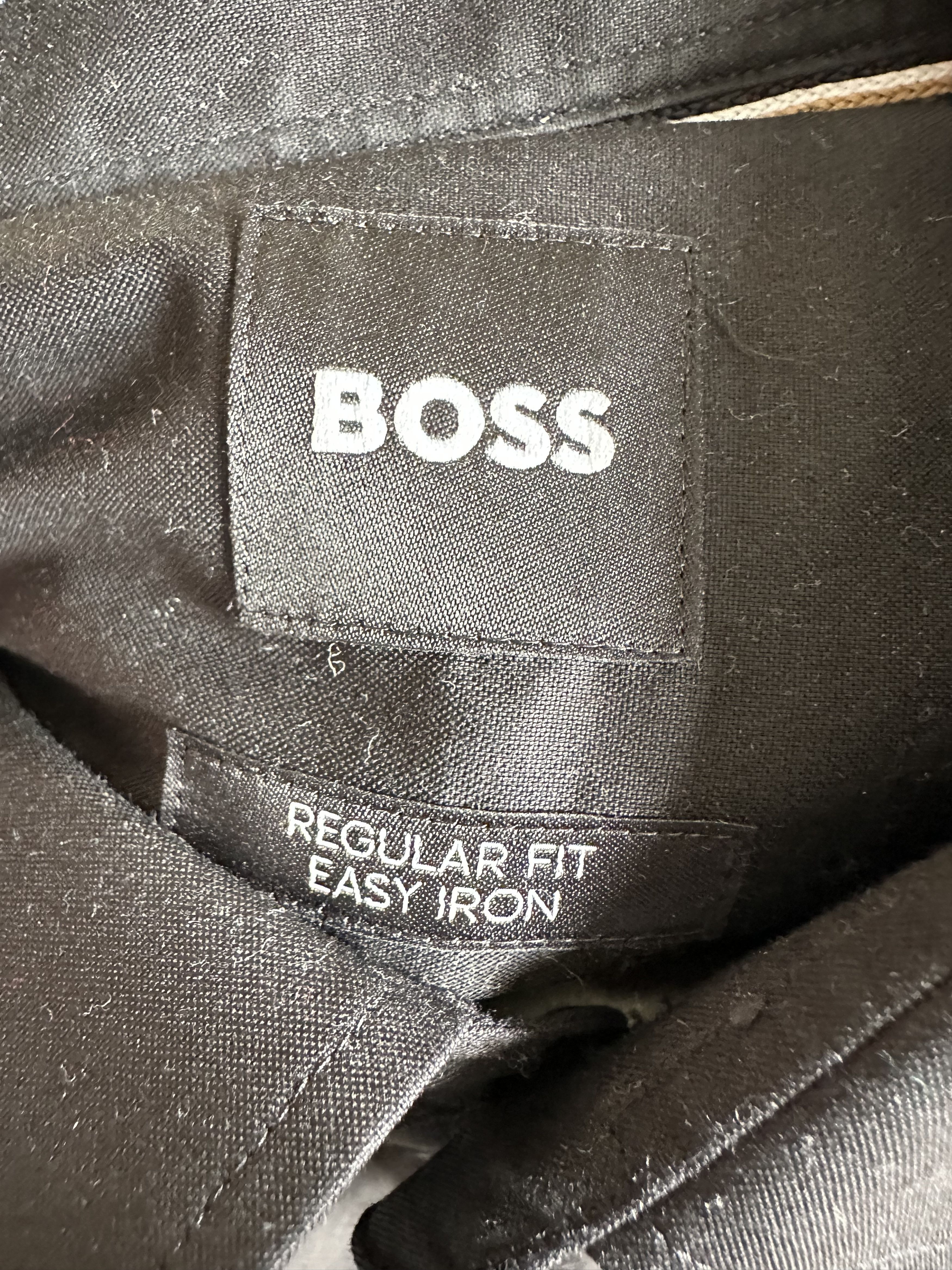 Hugo Boss Boss Regular fit black shirt Size US XL / EU 56 / 4 - 2 Thumbnail