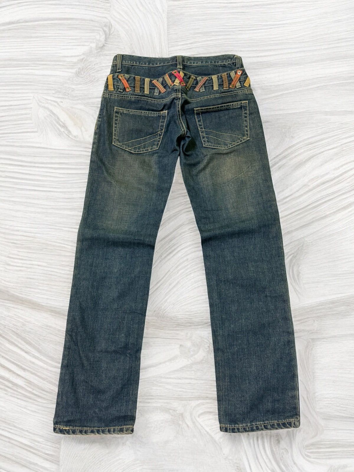 Hysteric Glamour × Japanese Brand Vintage Double Waist J-Honey Junya Watanabe Style Denim Size US 29 - 2 Thumbnail