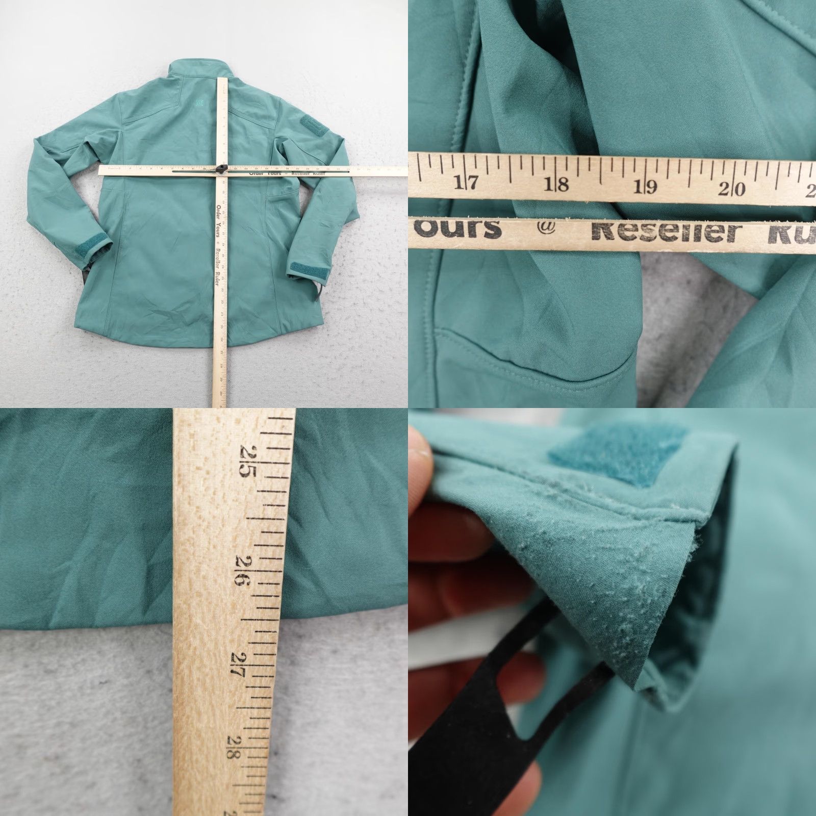 Vintage VINTAGE? (No) 5.11 Tactical Jacket Womens Medium Green Softshell Fleece Lined Full Zip Coat Size M / US 6-8 / IT 42-44 - 8 Thumbnail